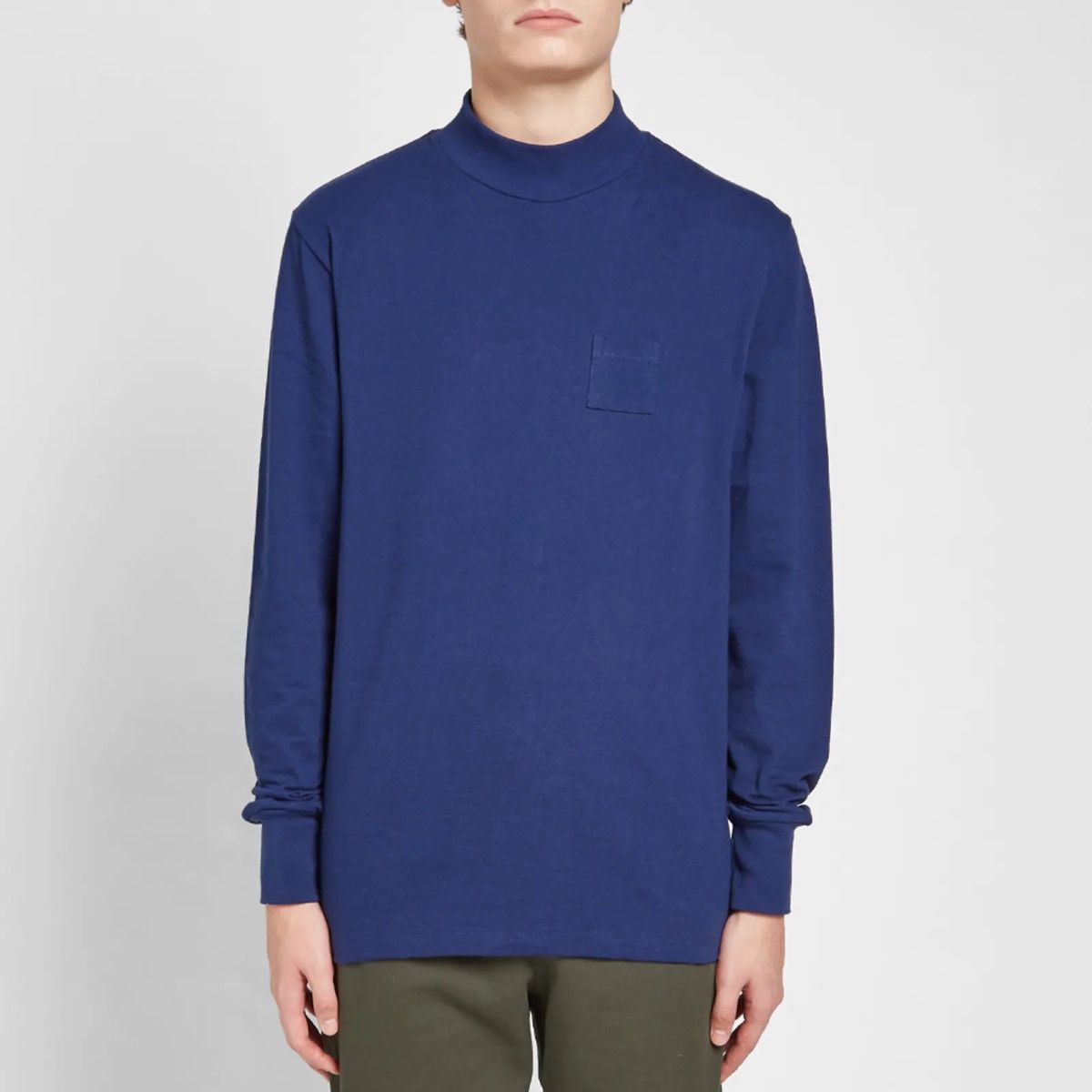 Aime Leon Dore AIMÉ LEON DORE DIMEBAG MINI POCKET MOCK NECK NAVY LONGSLEEVE Size US L / EU 52-54 / 3 - 1 Thumbnail