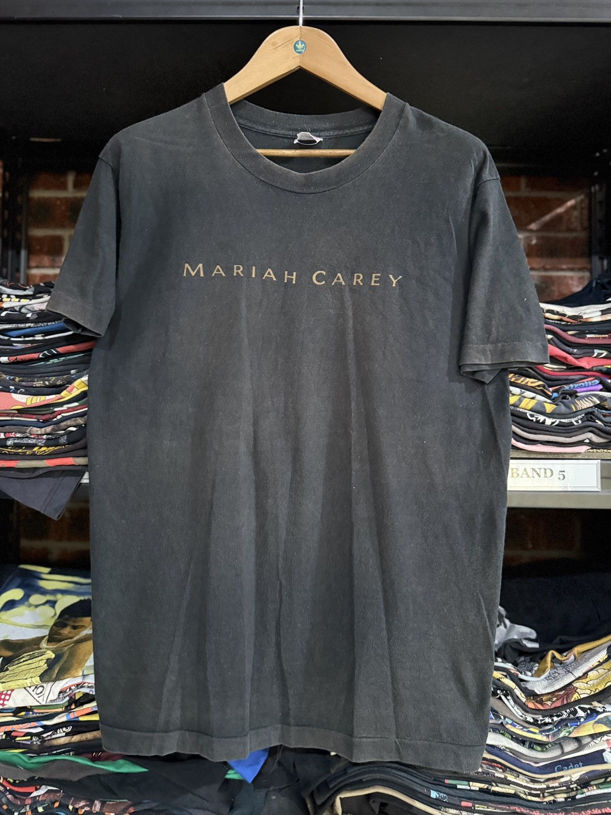 Band Tees Thrashed Vintage 90s Mariah Carey X Kose Promotional Tee Size US L / EU 52-54 / 3 - 1 Thumbnail