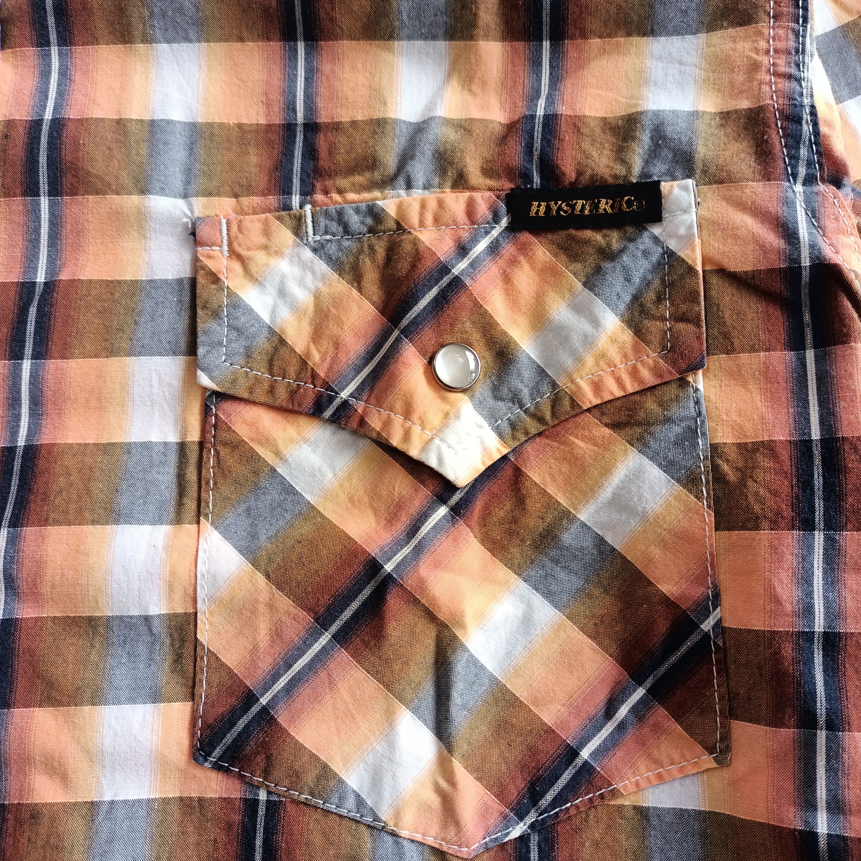 Hysteric Glamour × Japanese Brand 00s Hysteric glamour pearl snap plaid L/s shirt Size US M / EU 48-50 / 2 - 6 Thumbnail