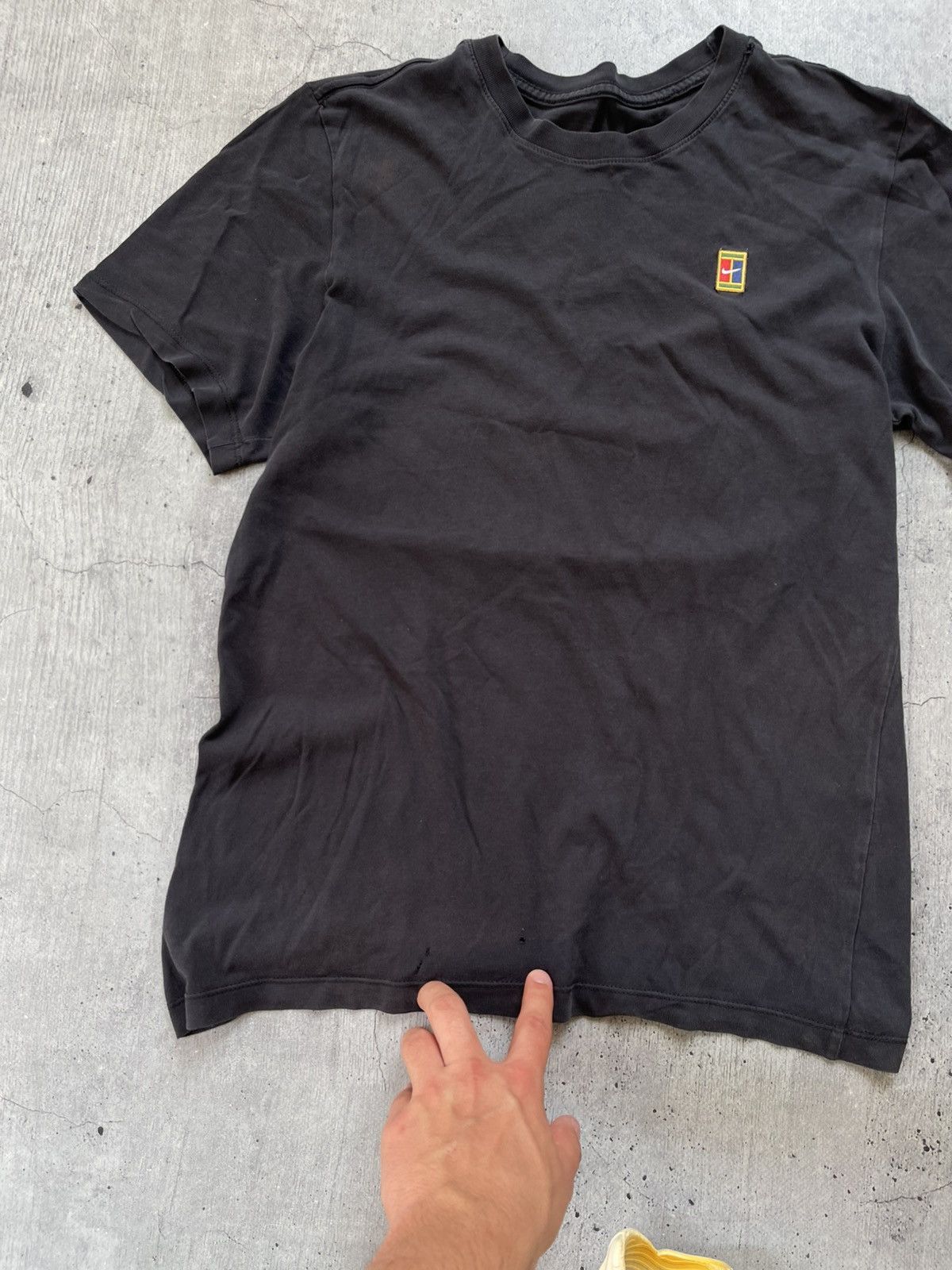Nike × Vintage Vintage Nike Court t-shirt swoosh logo Size US S / EU 44-46 / 1 - 3 Thumbnail