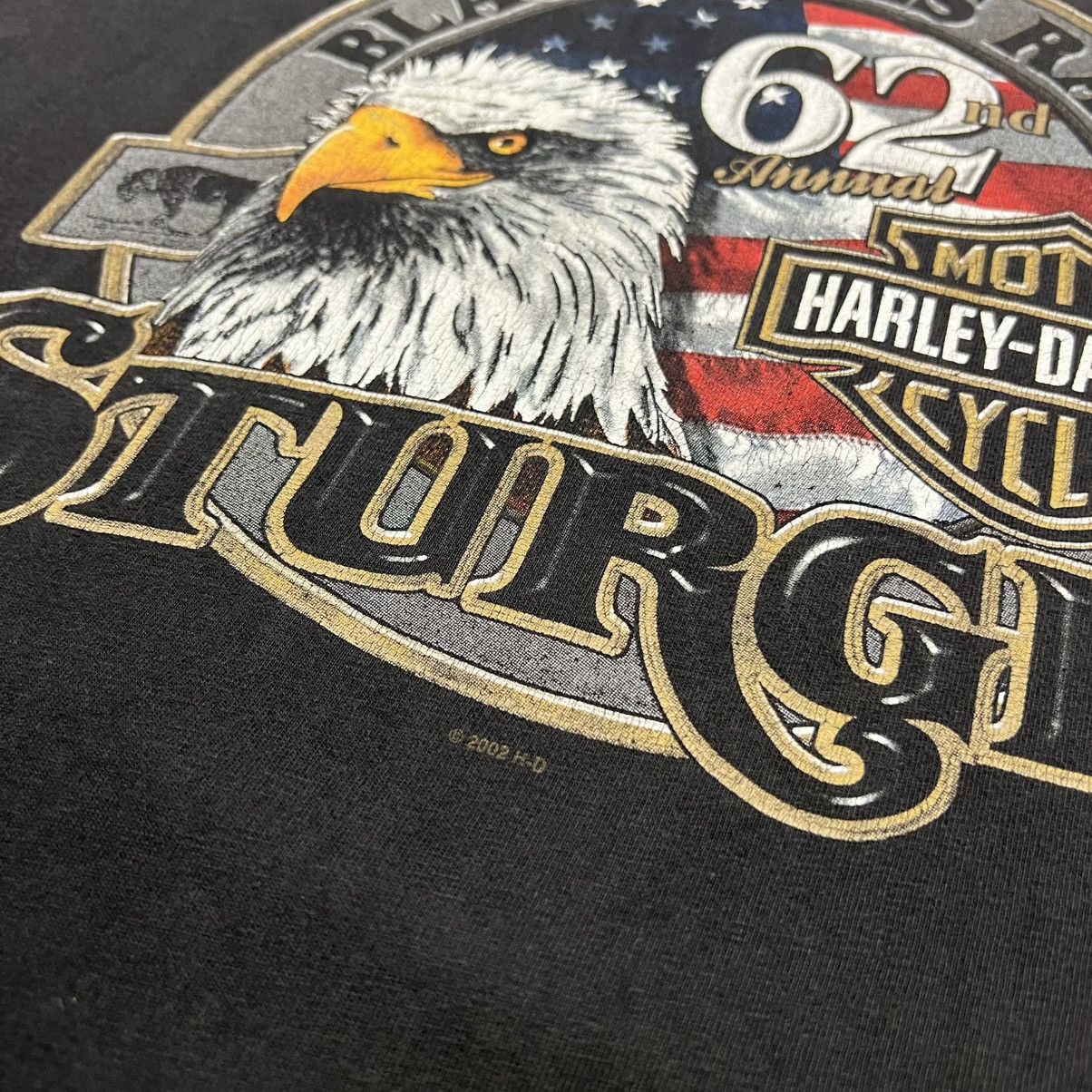 Vintage Vintage Harley Davidson Flag Long Sleeve Shirt Biker 90s Y2K Size US XXL / EU 58 / 5 - 10 Thumbnail