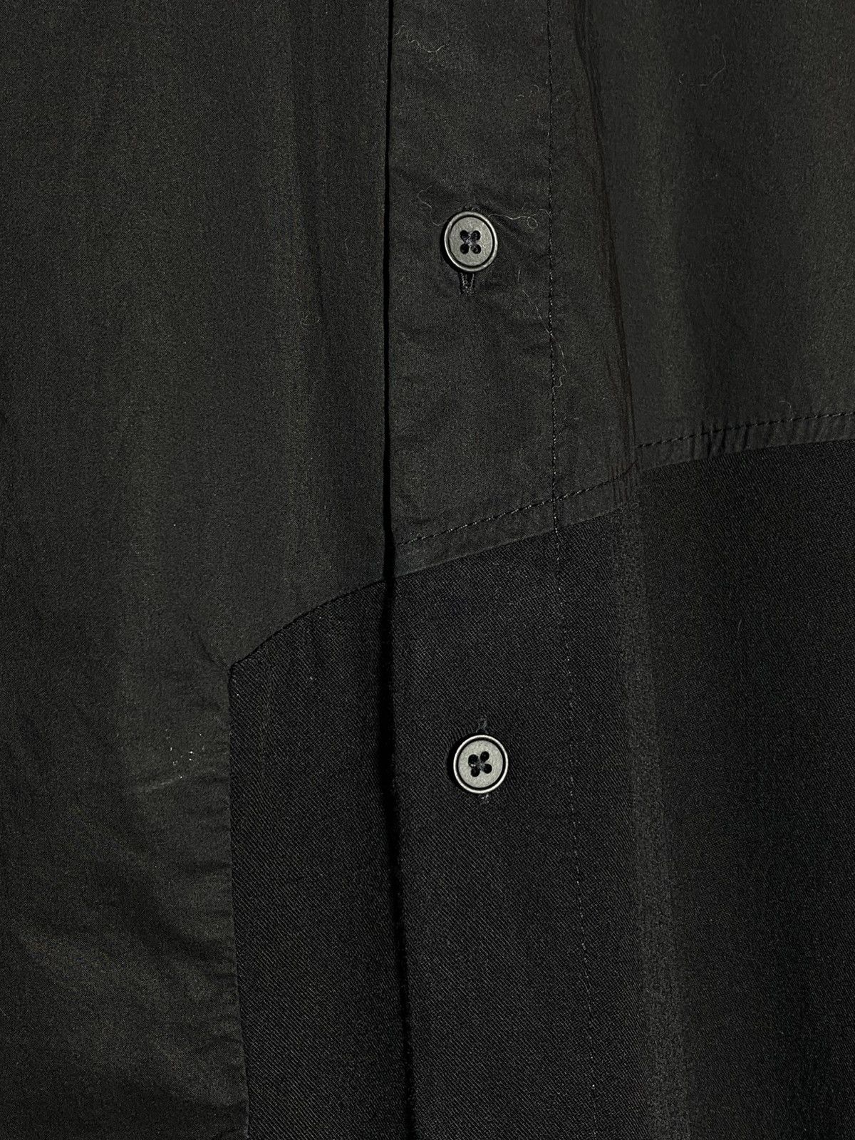 McQ Alexander McQueen MCQ Alexander McQueen Black Colorblock Avant Garde Shirt Size US L / EU 52-54 / 3 - 6 Thumbnail