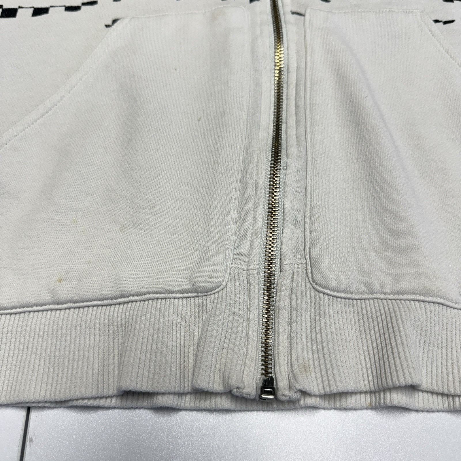 Vans Vans Skate Hoodie Sweatshirt Mens Medium White Full Zip Stre Size US M / EU 48-50 / 2 - 6 Thumbnail