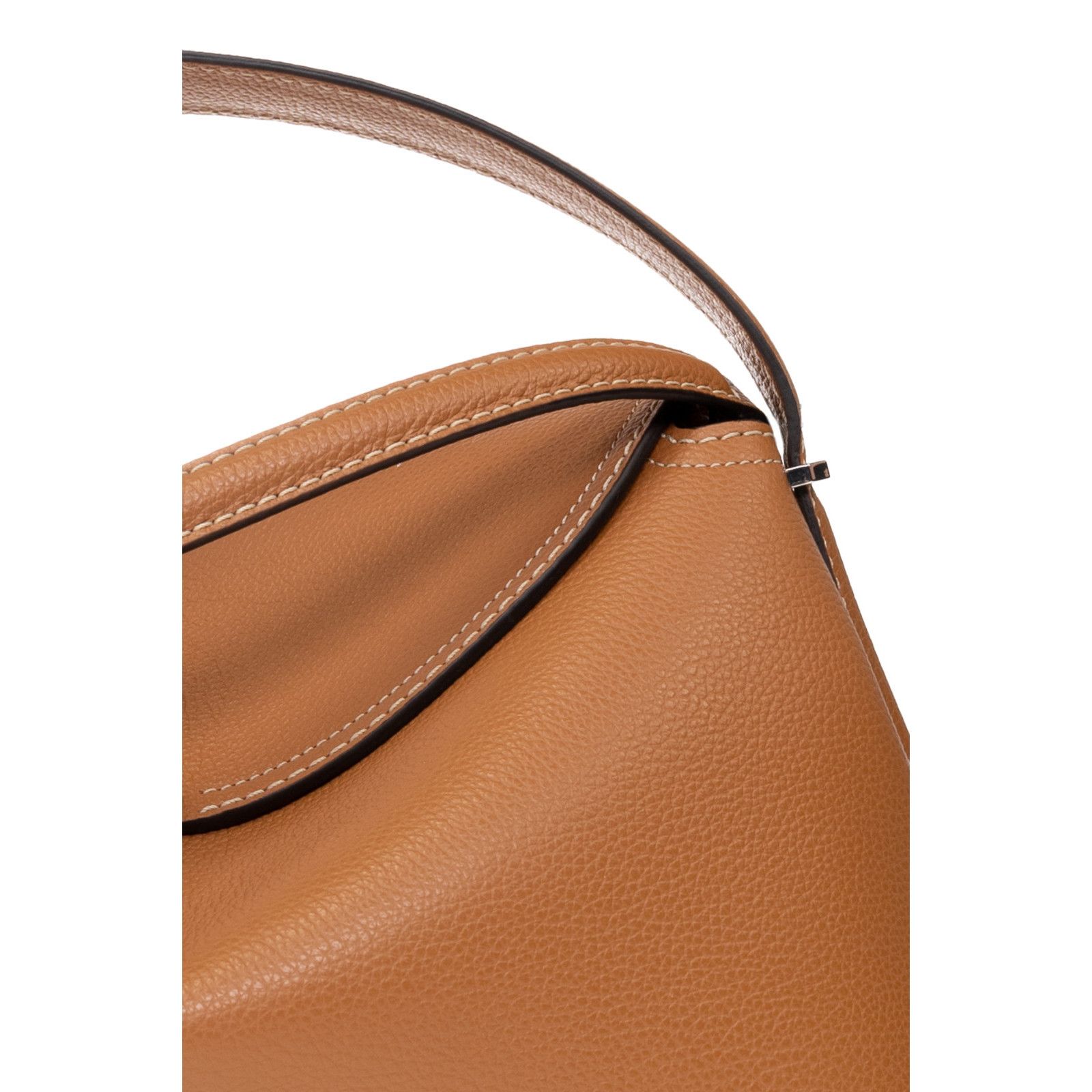 Toteme TOTEME T-lock Brown Leather Top Handle Bag New & Authentic Size ONE SIZE - 5 Thumbnail
