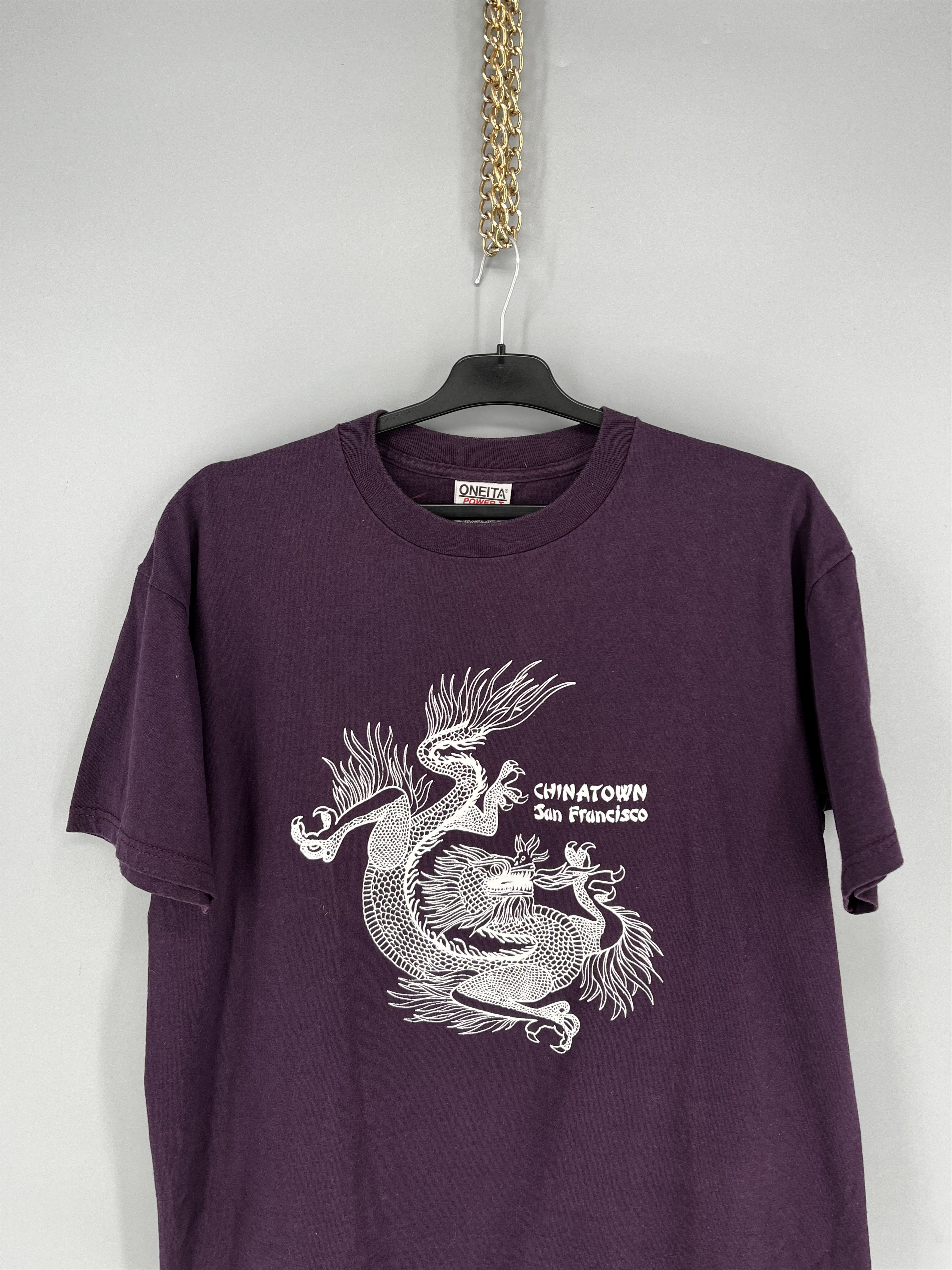 Other Vintage Y2k Washed AvantGarde Tribal Tee Dragon Streetwear L Size US L / EU 52-54 / 3 - 6 Thumbnail