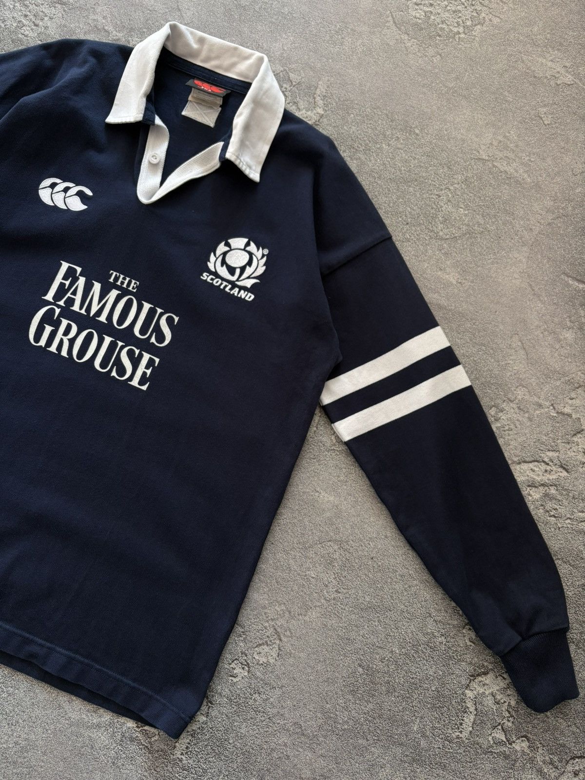 Canterbury of New Zealand Vintage Scotland Canterbury 2002 2005 Rugby Home Jersey sz M Size US M / EU 48-50 / 2 - 4 Thumbnail
