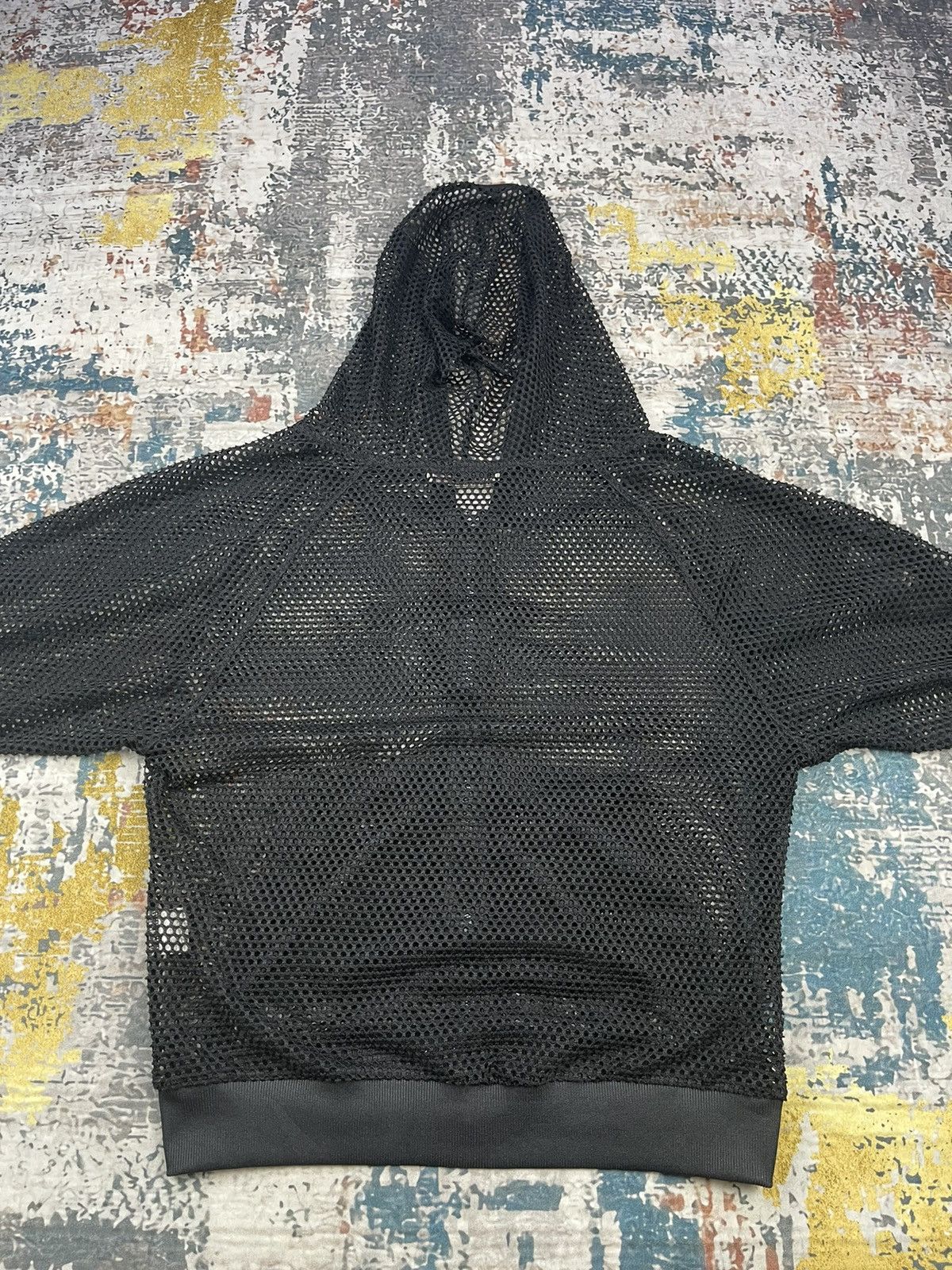 GRLFRND HYPE🔥 GRL Fish Net Black Zipper Hoodies Size L / US 10 / IT 46 - 6 Thumbnail