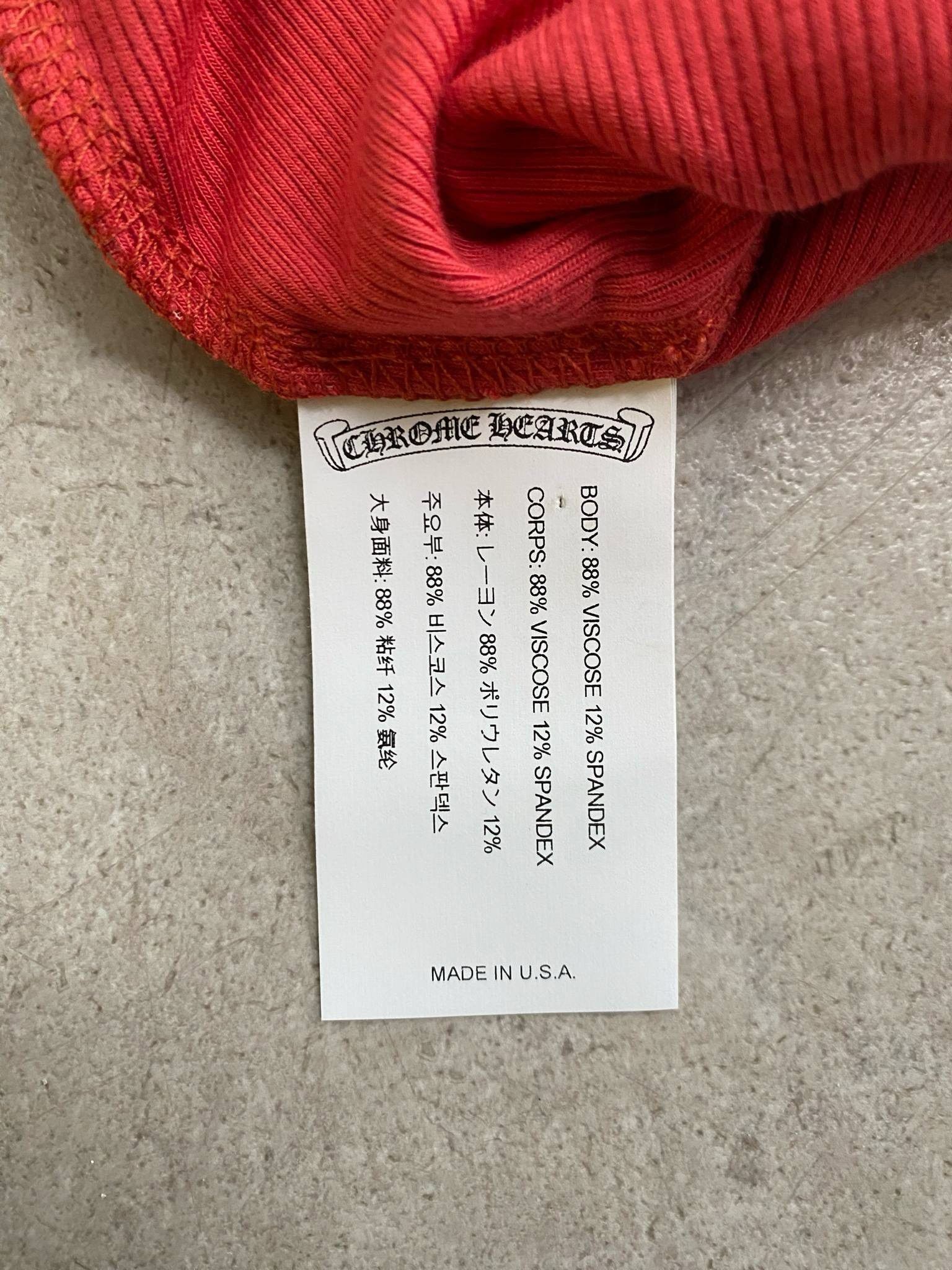 Chrome Hearts Chrome hearts Bad Seed CH embroidered red long sleeve Size S / US 4 / IT 40 - 7 Thumbnail