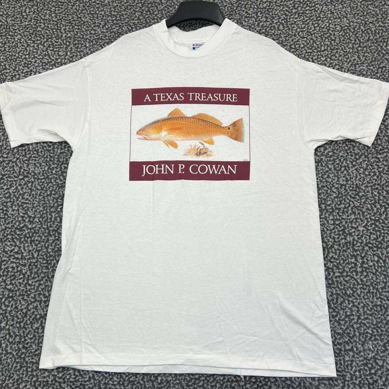 Hanes Vintage Texas Treasure Shirt Men XL John Cowan Shortsleeve Size US XL / EU 56 / 4 - 1 Thumbnail