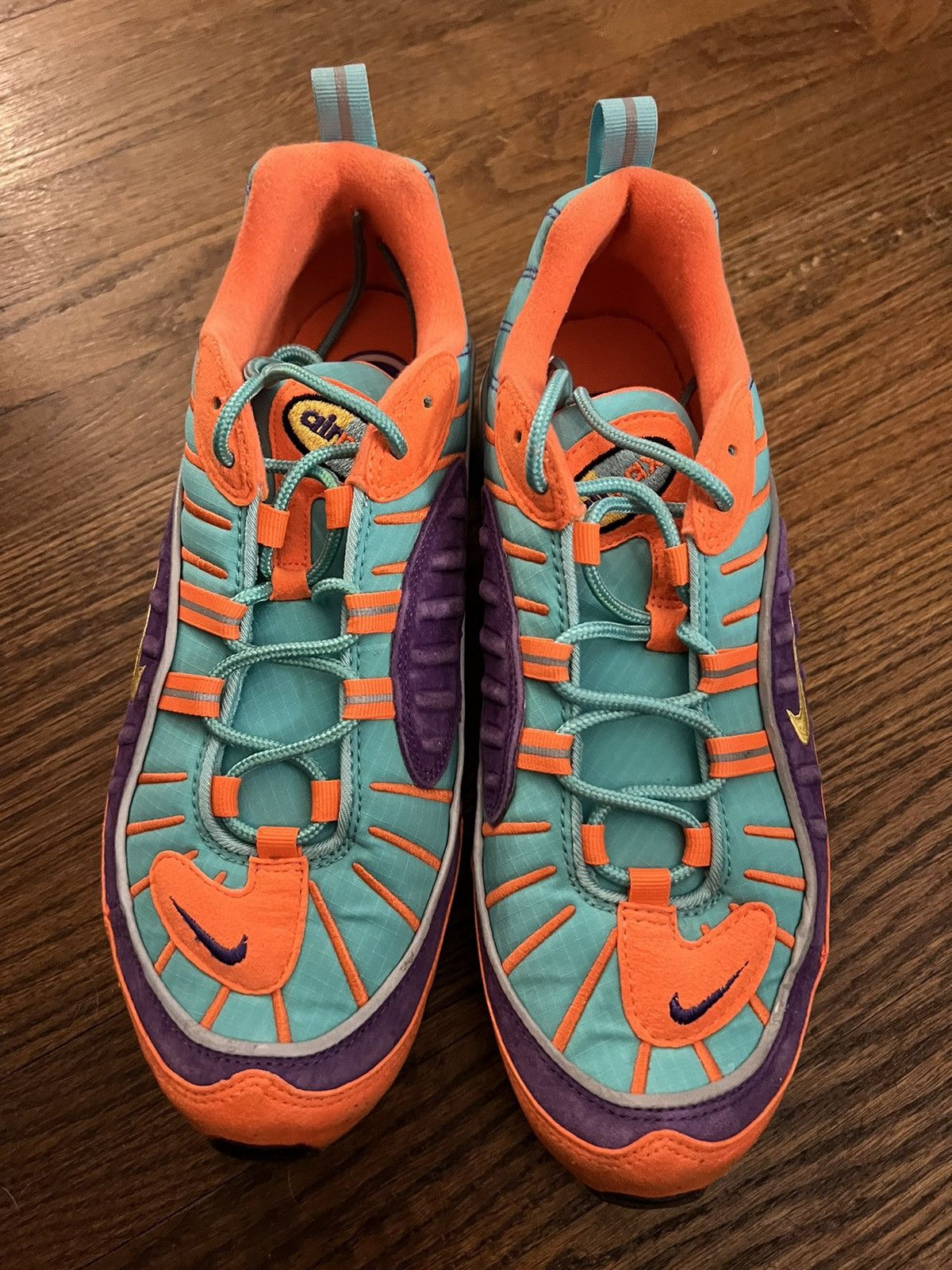Nike Nike Air Max 98 QS Cone/Tour Yellow-Hyper Grape Size 9 Size US 9 / EU 42 - 5 Thumbnail