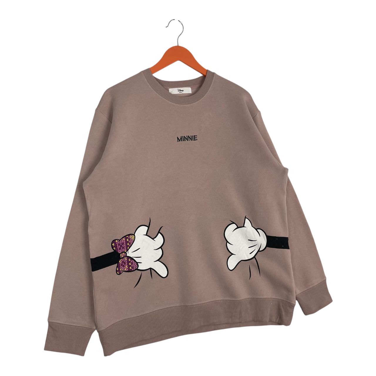 Mickey Mouse Authentic Japan! Minnie Mouse Miror Printing Sweatshirt Size L / US 10 / IT 46 - 3 Thumbnail