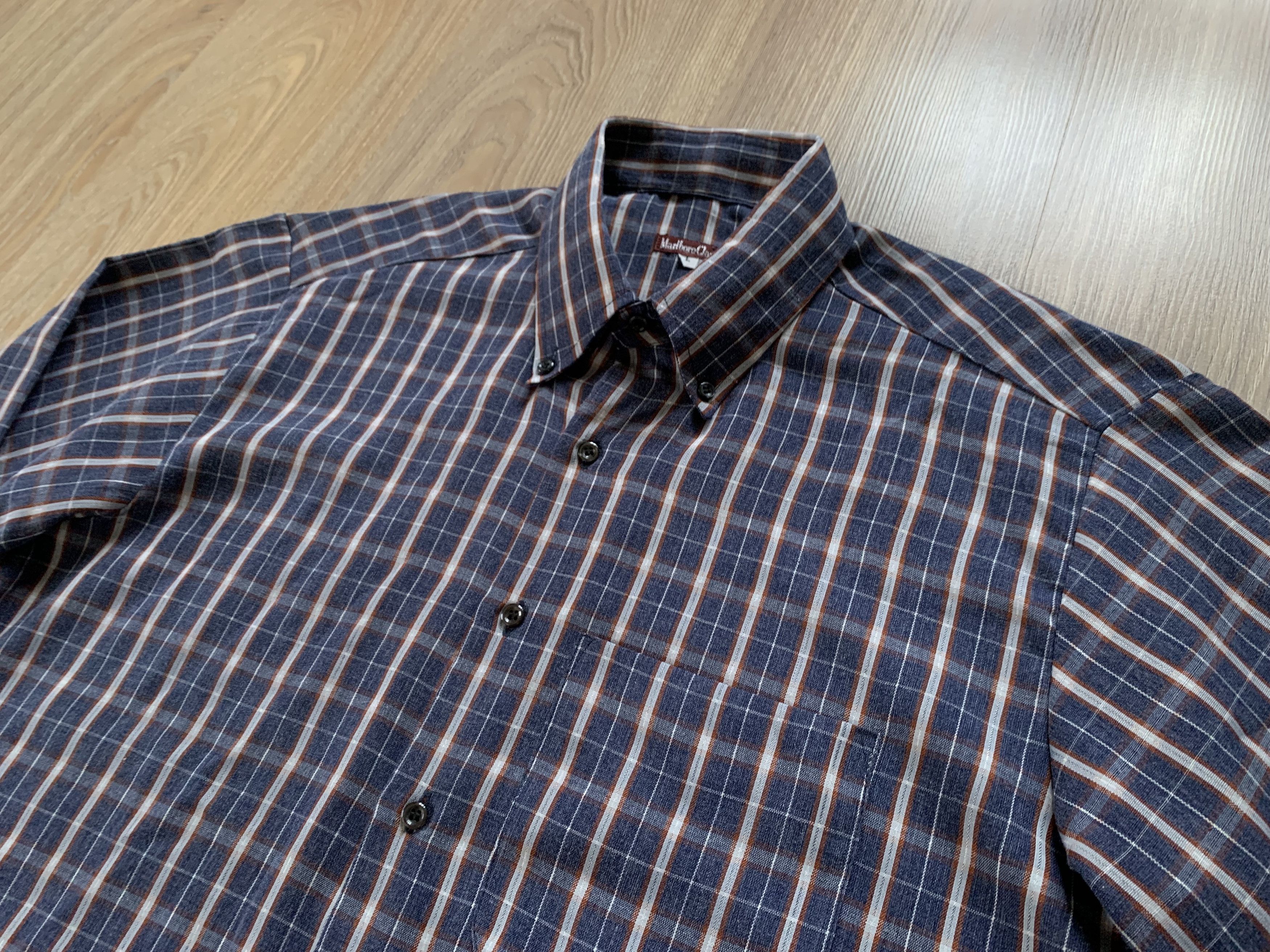 Marlboro Classics Marlboro Classics Vintage Plaid Long Sleeve Shirt Size US L / EU 52-54 / 3 - 4 Thumbnail