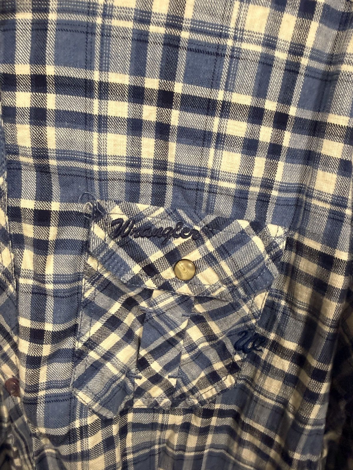 Wrangler Vintage Wrangler Western Plaid Button Up Cowboy usa Shirt Size US XL / EU 56 / 4 - 5 Thumbnail