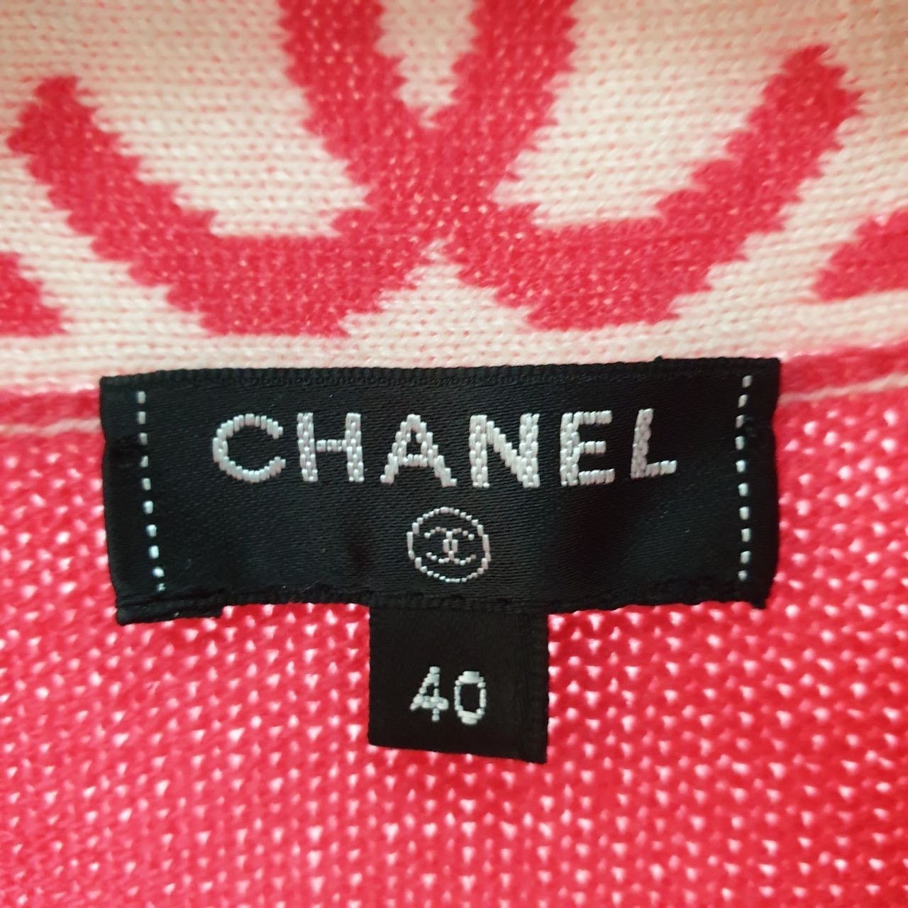 Chanel Chanel 2019 CC Logo Deauville Maxi Cashmere Cardigan Sz.40 Size M / US 6-8 / IT 42-44 - 3 Thumbnail