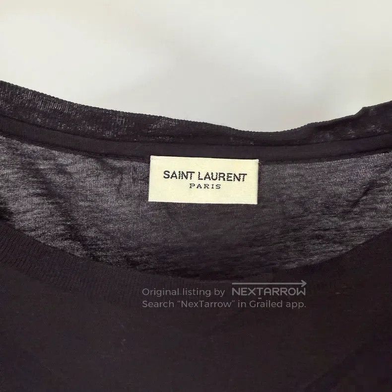 Saint Laurent Paris Saint Laurent Paris Blood Tooth Short Sleeve i Size US L / EU 52-54 / 3 - 2 Thumbnail