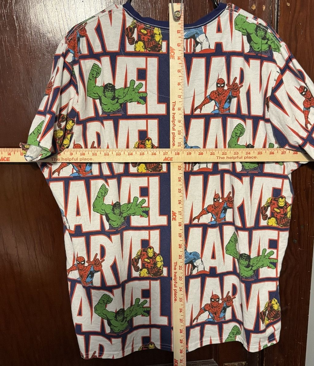 Marvel Comics Captain America Marvel Avengers T-Shirt Men's Sz 2XL Blue Size US XL / EU 56 / 4 - 3 Thumbnail