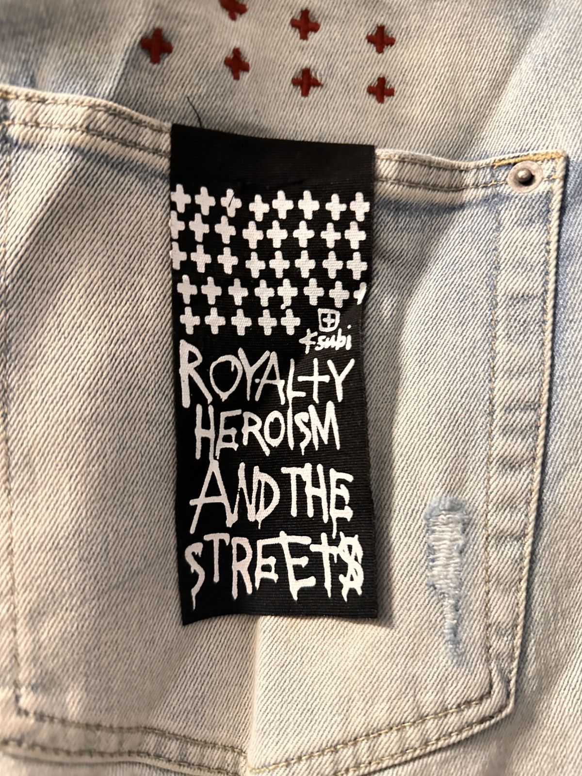 Ksubi Blue Chitch Lion jeans Size US 36 / EU 52 - 3 Thumbnail