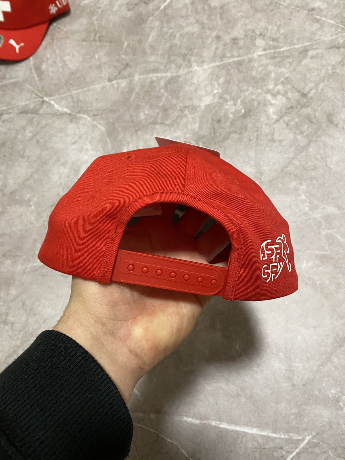 Puma Puma Switzerland Swiss National Football Soccer Team Red Cap Size ONE SIZE - 3 Thumbnail