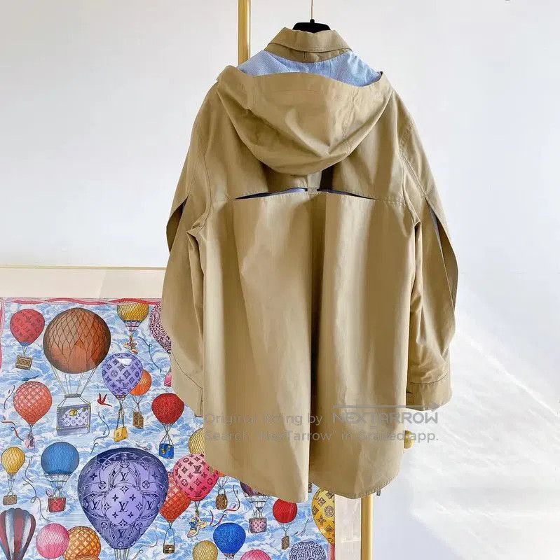 Loewe Loewe Khaki Cotton Long Sleeve Coat . Size M / US 6-8 / IT 42-44 - 2 Thumbnail
