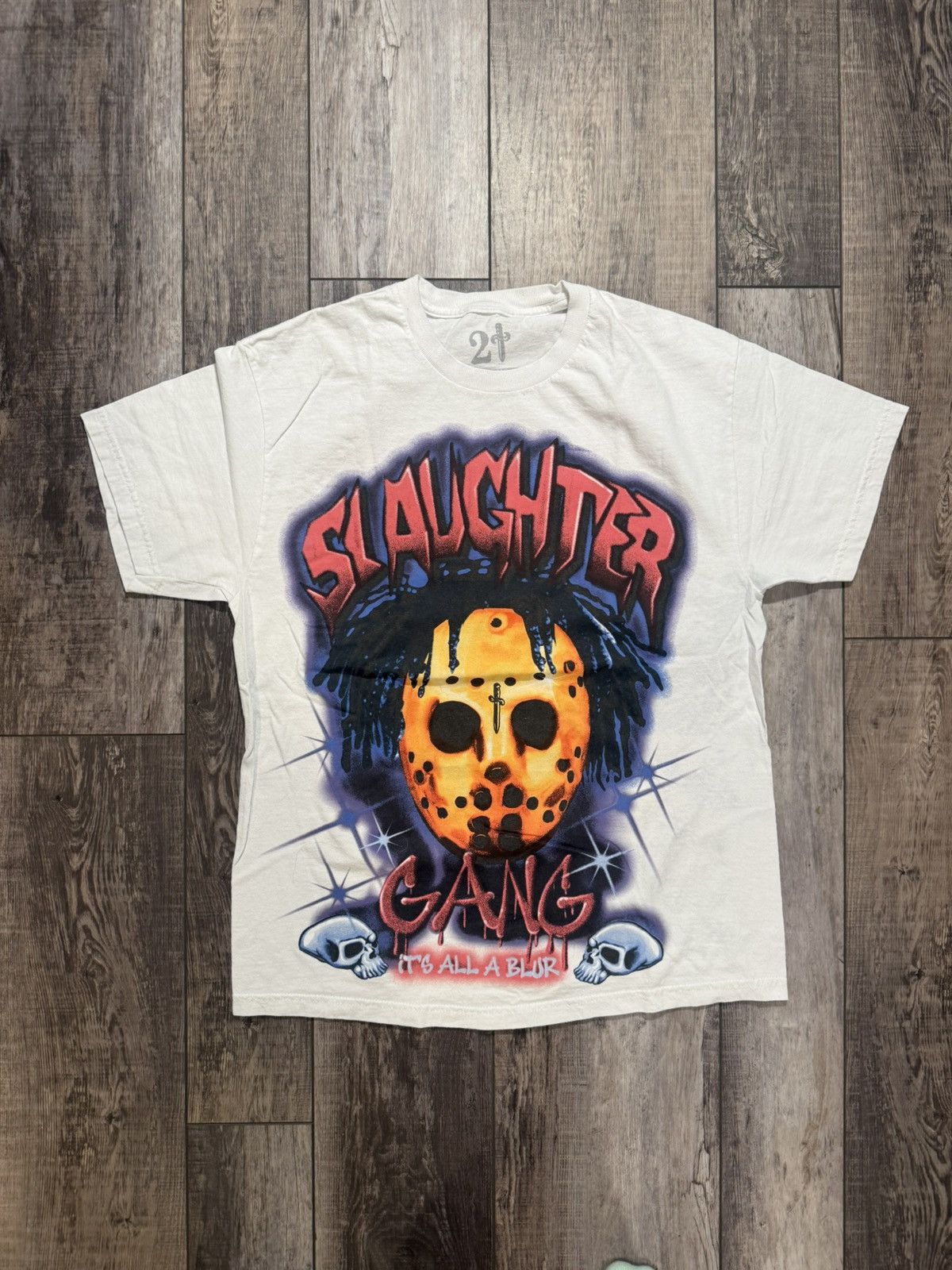 Drake 21 Savage and Drake "It's All A Blur" Tour shirt size L Size US L / EU 52-54 / 3 - 1 Thumbnail