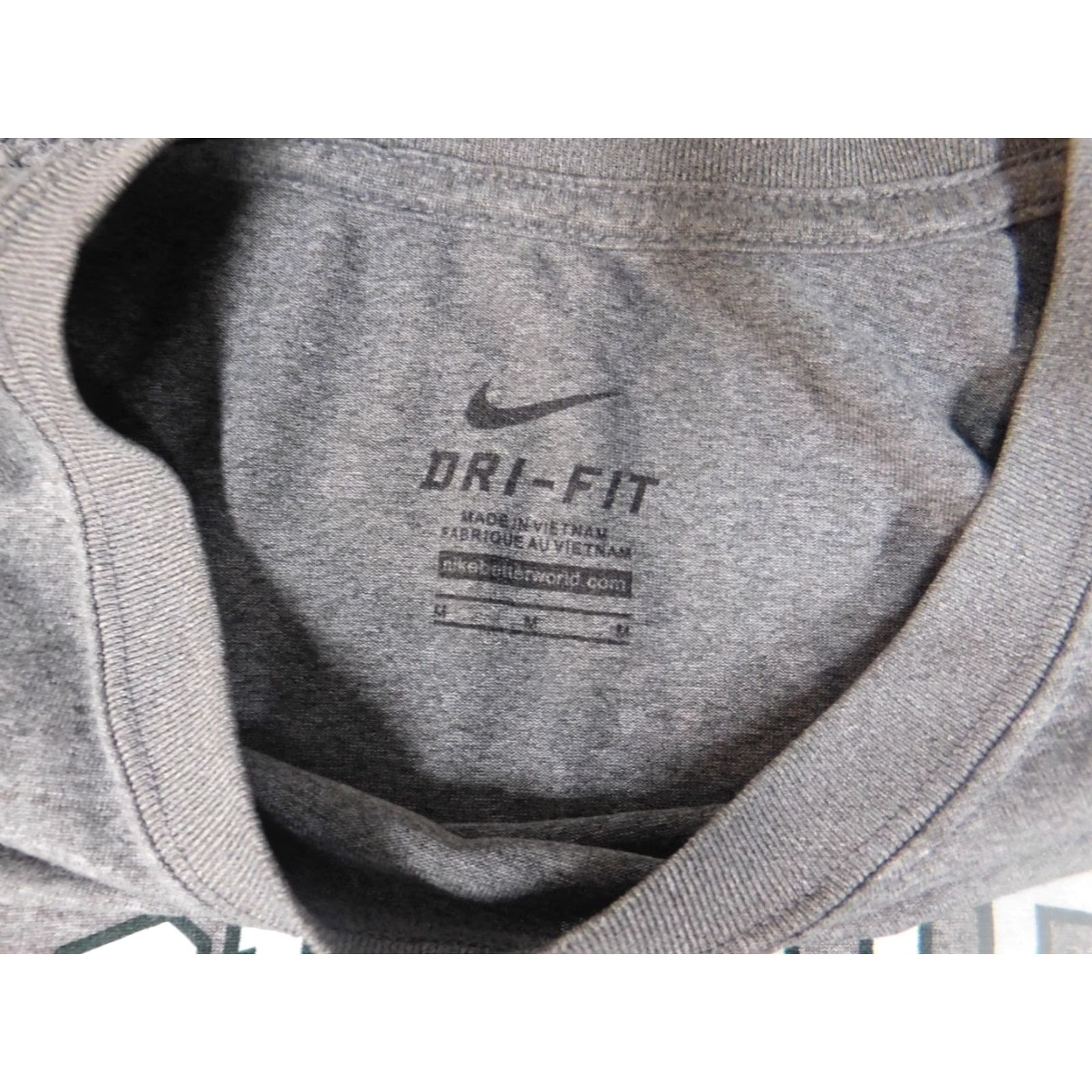 Nike Nike Mens Shirt M Gray Dri-Fit Logo Football Lion Size US M / EU 48-50 / 2 - 5 Thumbnail