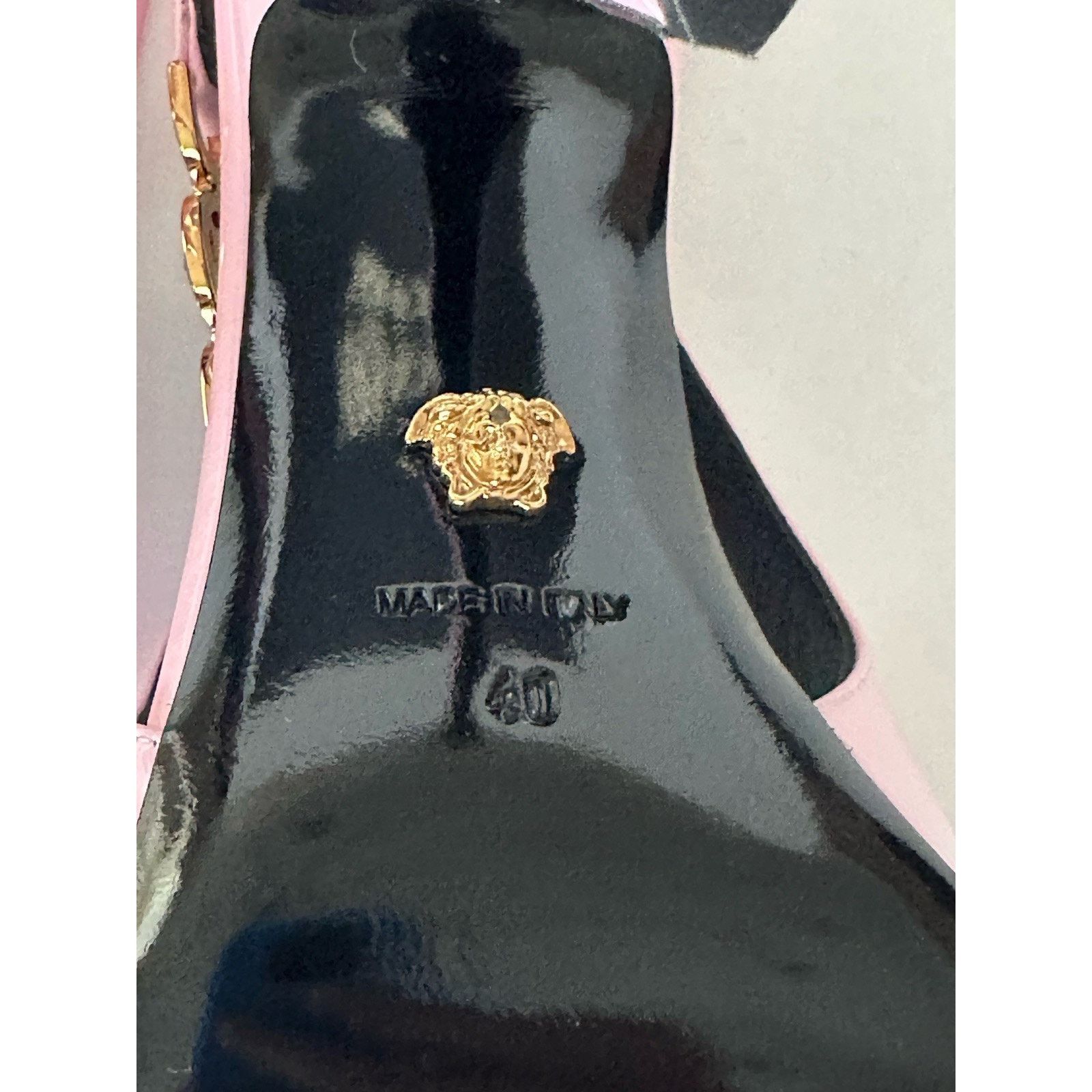 Versace Versace Sling Back Leather Shoes Pink 10 US (40) 1012127 Size US 10 / IT 40 - 16 Thumbnail