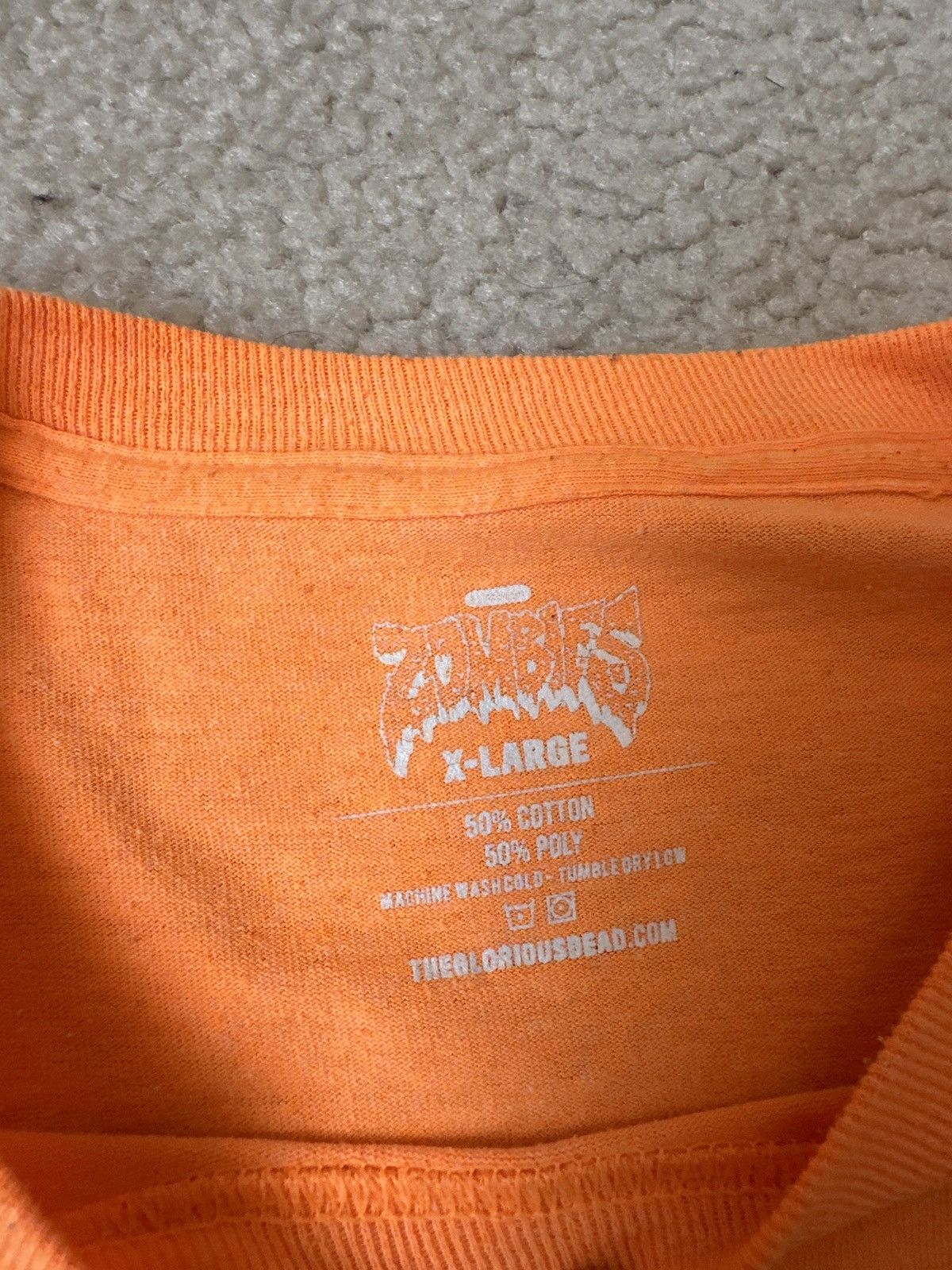 Flatbush Zombies Flatbush Zombies Orange Sherbert T Shirt - XL Size US XL / EU 56 / 4 - 3 Thumbnail
