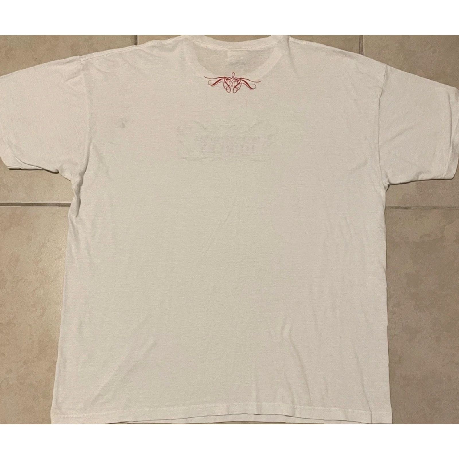 Quiksilver VINTAGE Hurley Faded Shirt 2XL White Graphic Tee 90s Billabong Ocean Pacific Surf Skate Grunge Rusty Y2K Mens Size US XXL / EU 58 / 5 - 2 Thumbnail