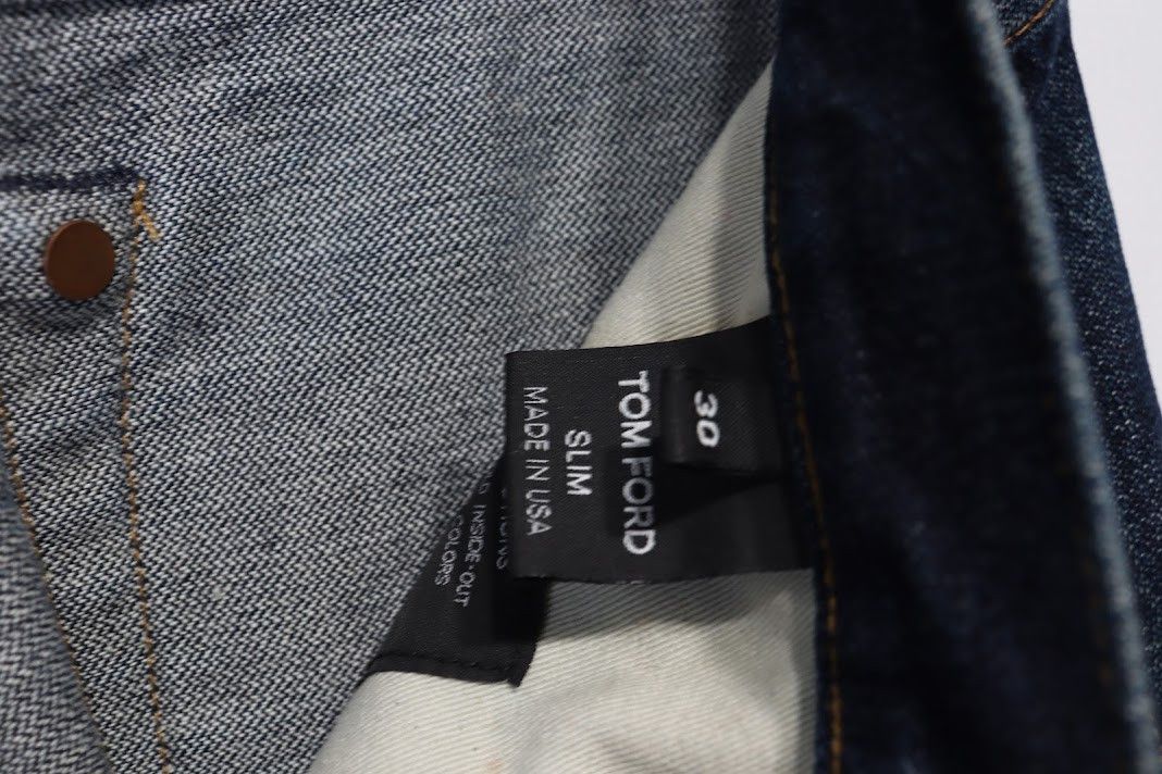 Tom Ford o1rshd1 Denim Pants in Blue Size US 30 / EU 46 - 14 Thumbnail