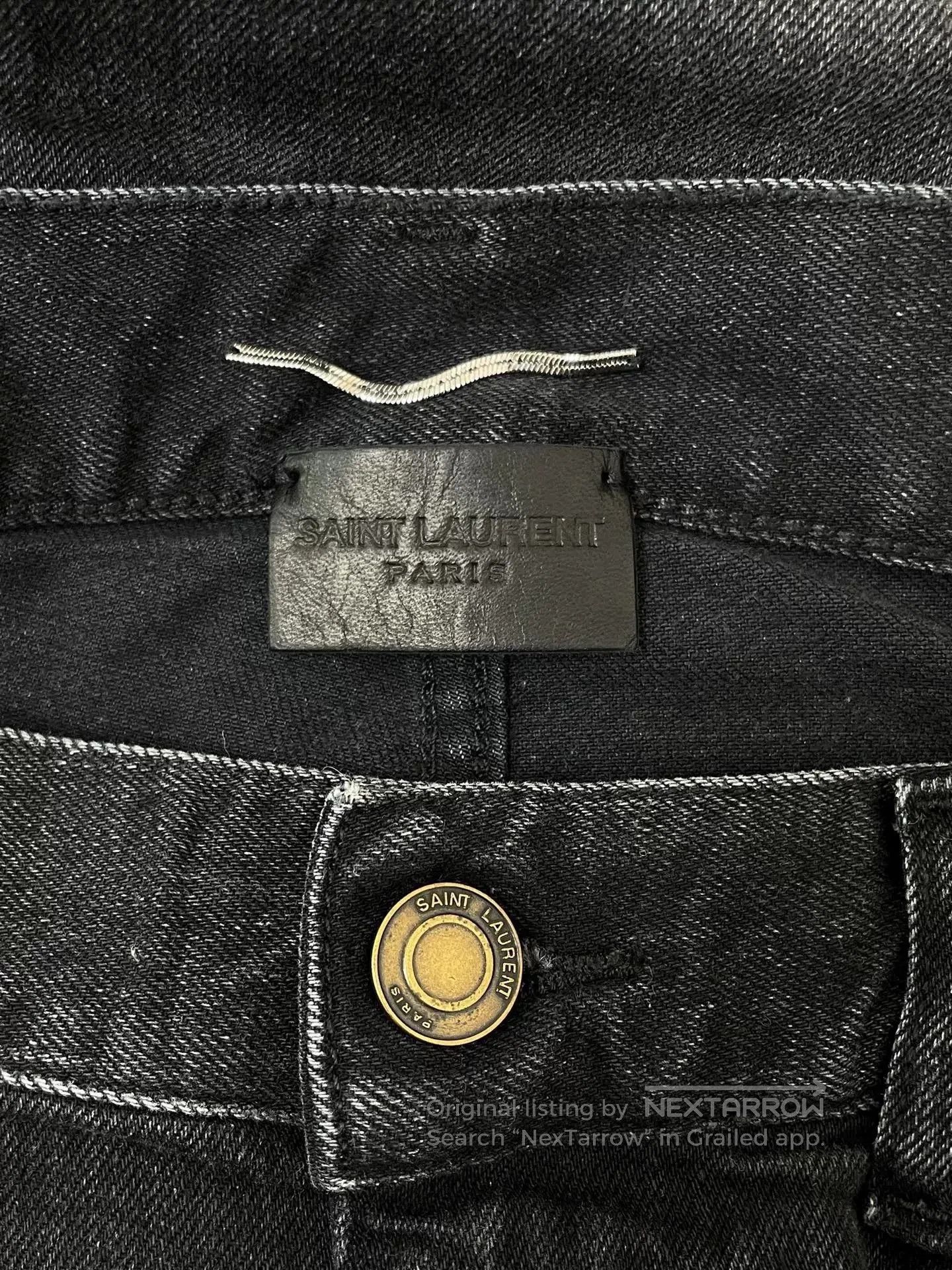 Saint Laurent Paris Saint Laurent Straight Jeans. Size US 30 / EU 46 - 3 Thumbnail