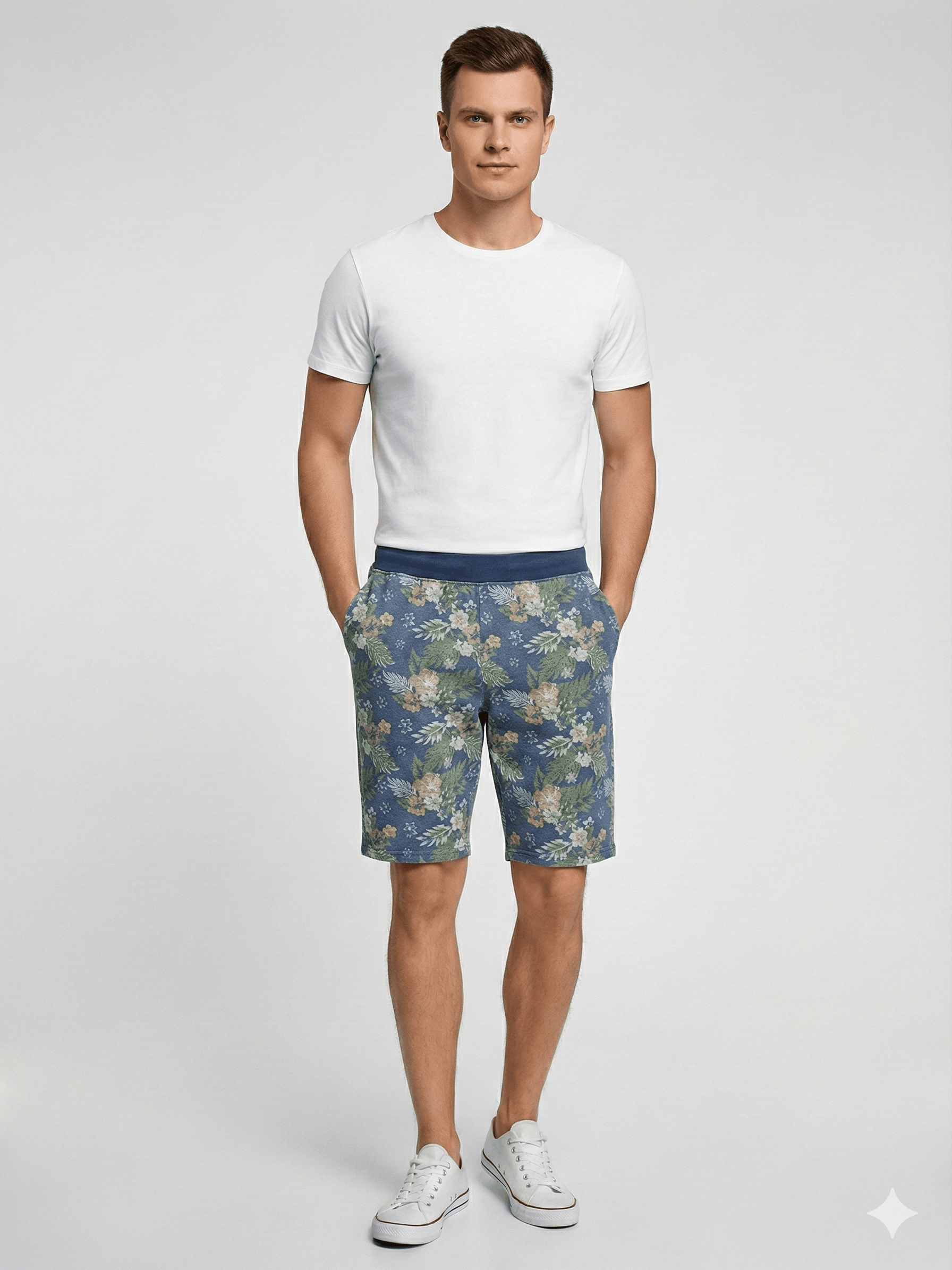 Japanese Brand Power to the people short pants floral Graphic Size US 32 / EU 48 - 1 Thumbnail