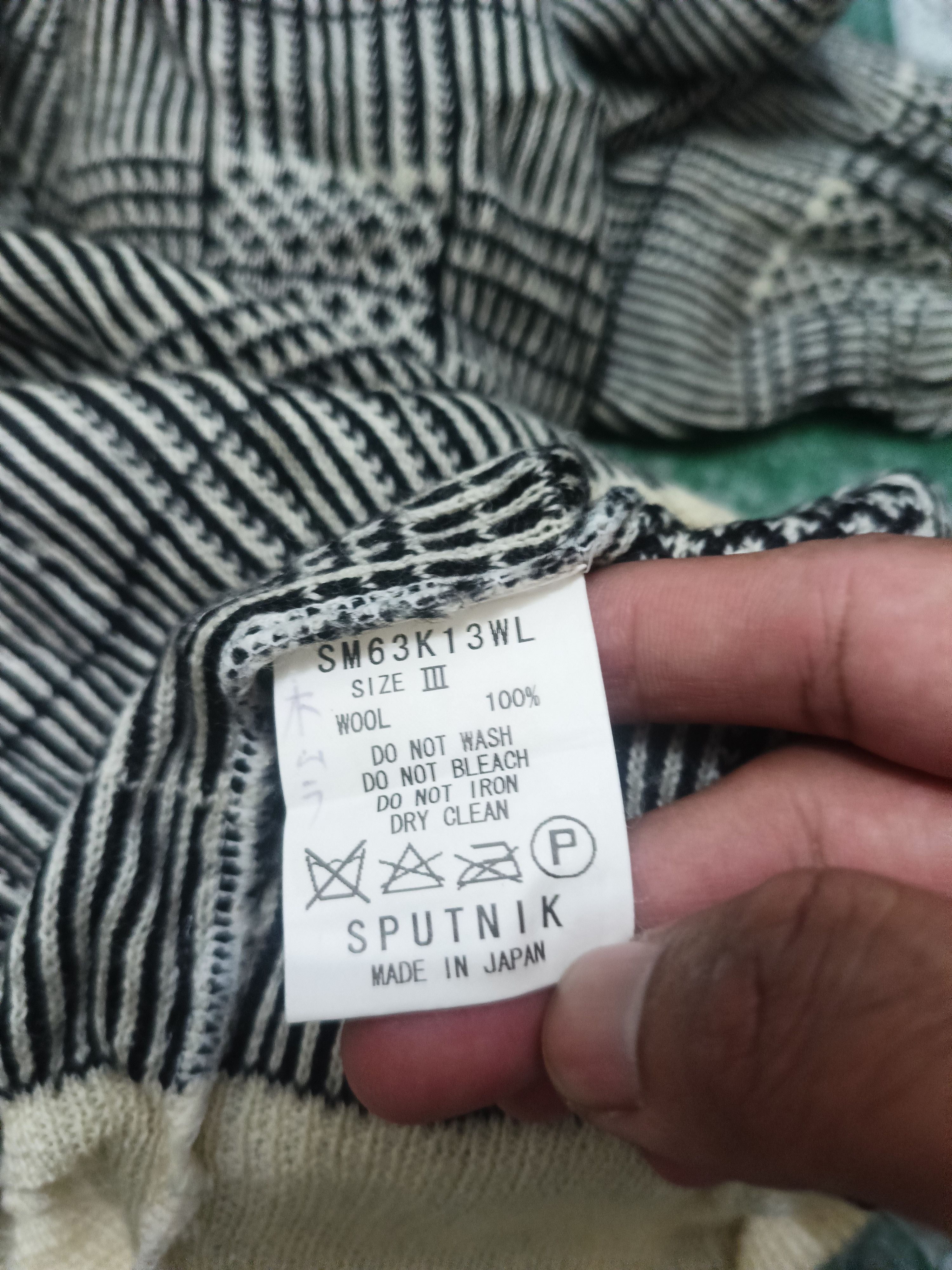 Sputnik 1985 Rare Design Sputnik Wool distressed Knitwear Japanese Size US M / EU 48-50 / 2 - 4 Thumbnail
