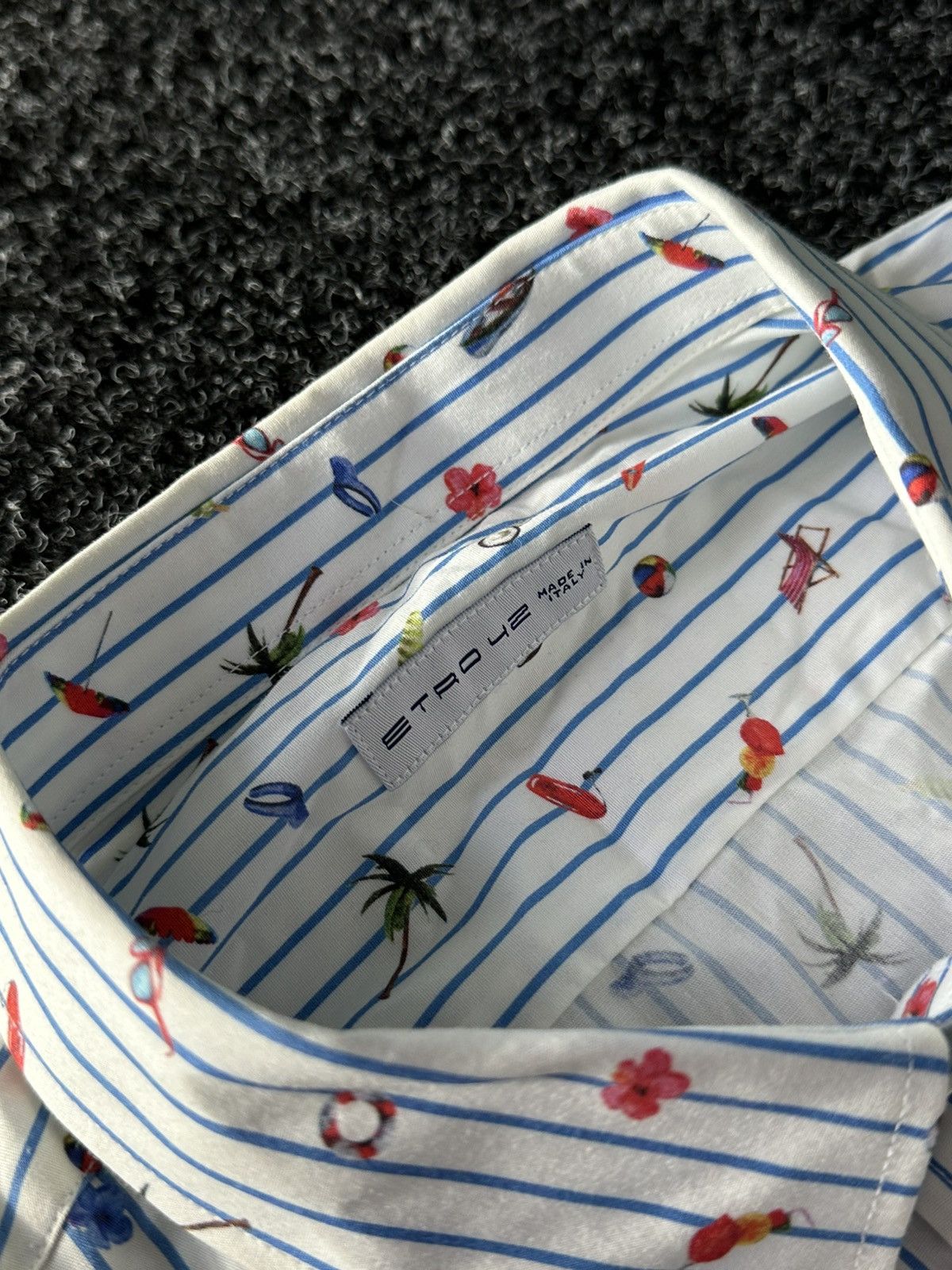 Etro × Vintage 🚨 VINTAGE ETRO 42 Spa Button Up Luxury Shirt Made in Italy Size US M / EU 48-50 / 2 - 3 Thumbnail