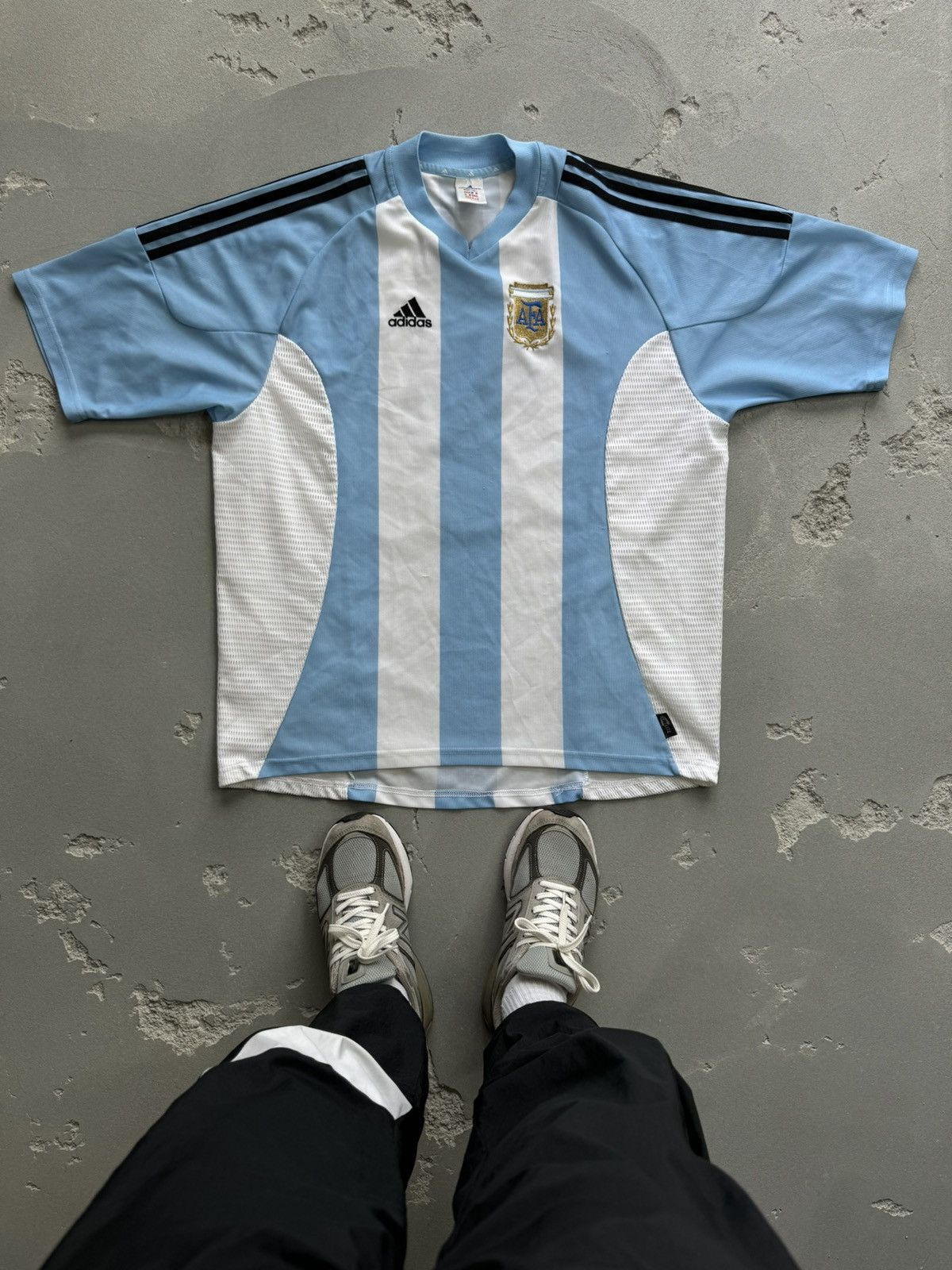 2001-2002 Argentina Saviola Adidas Home Jersey