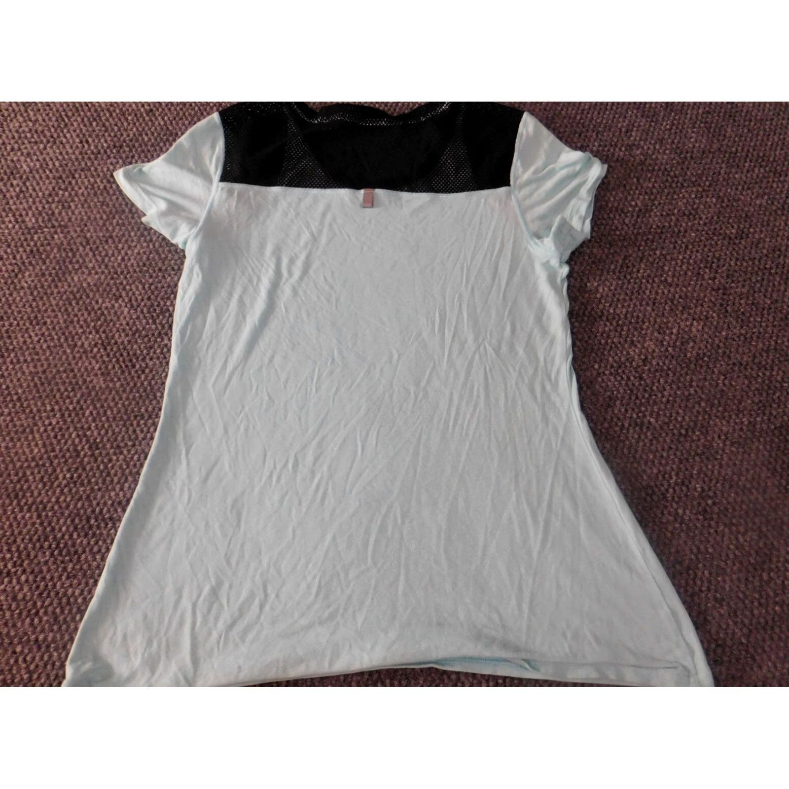 Fila FILA Shirt Medium Blue Activewear Short Sleeve Crew Neck Logo Athletic Stretch Women M Regular Pullover Sports T-Shirt towels? Size M / US 6-8 / IT 42-44 - 7 Thumbnail