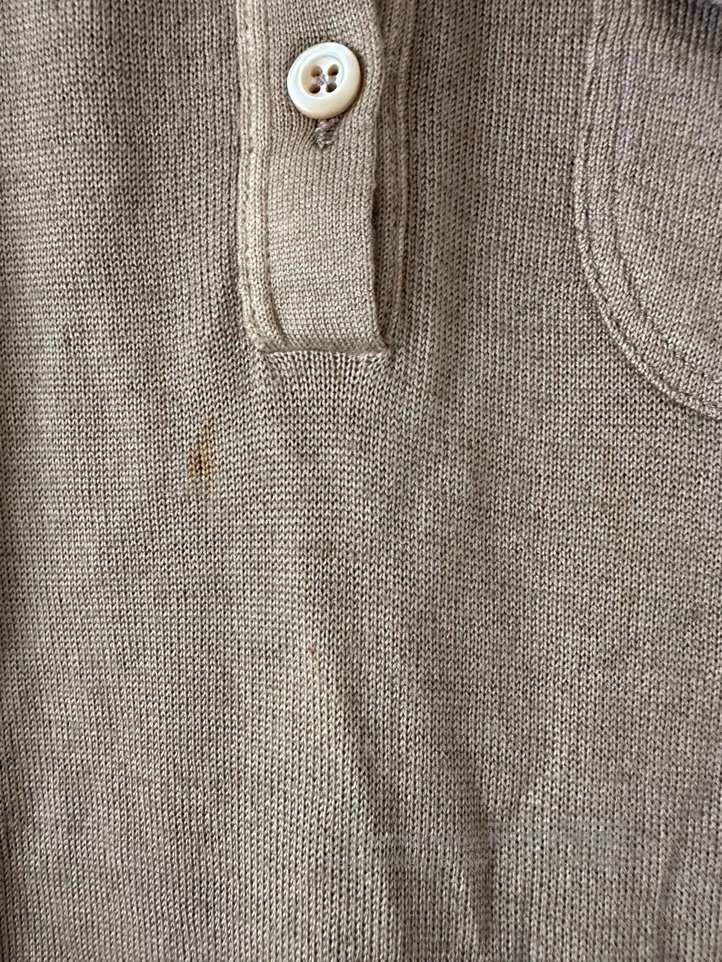 Prada Prada Runway Women's Khaki Knit Polo. Size M / US 6-8 / IT 42-44 - 5 Thumbnail