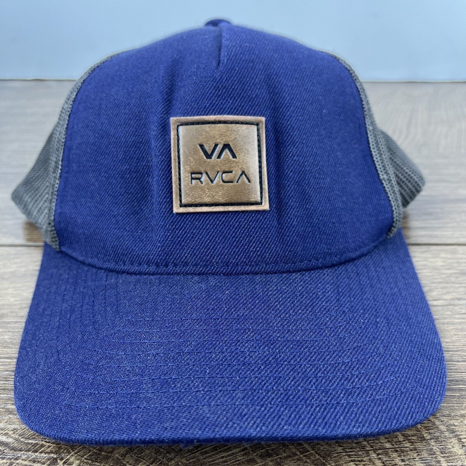 RVCA RVCA Snapback Hat Blue Hat Adjustable Adult Size Hat Cap Size ONE SIZE - 3 Thumbnail