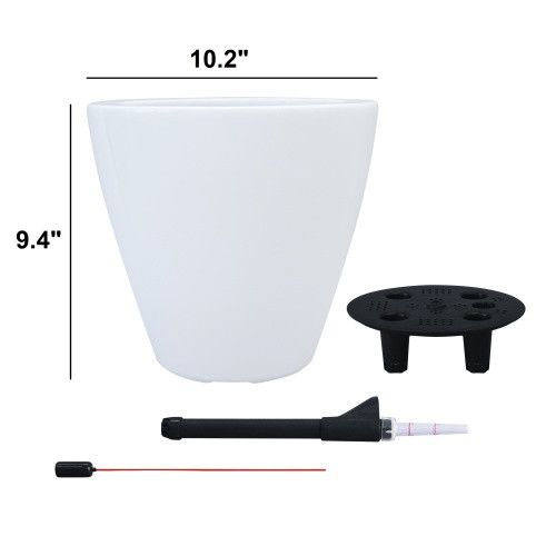 Designer × Homemade 2-Pack Smart Self-watering Planter Pot for Indoor and Outdoo Size US L / EU 52-54 / 3 - 3 Thumbnail