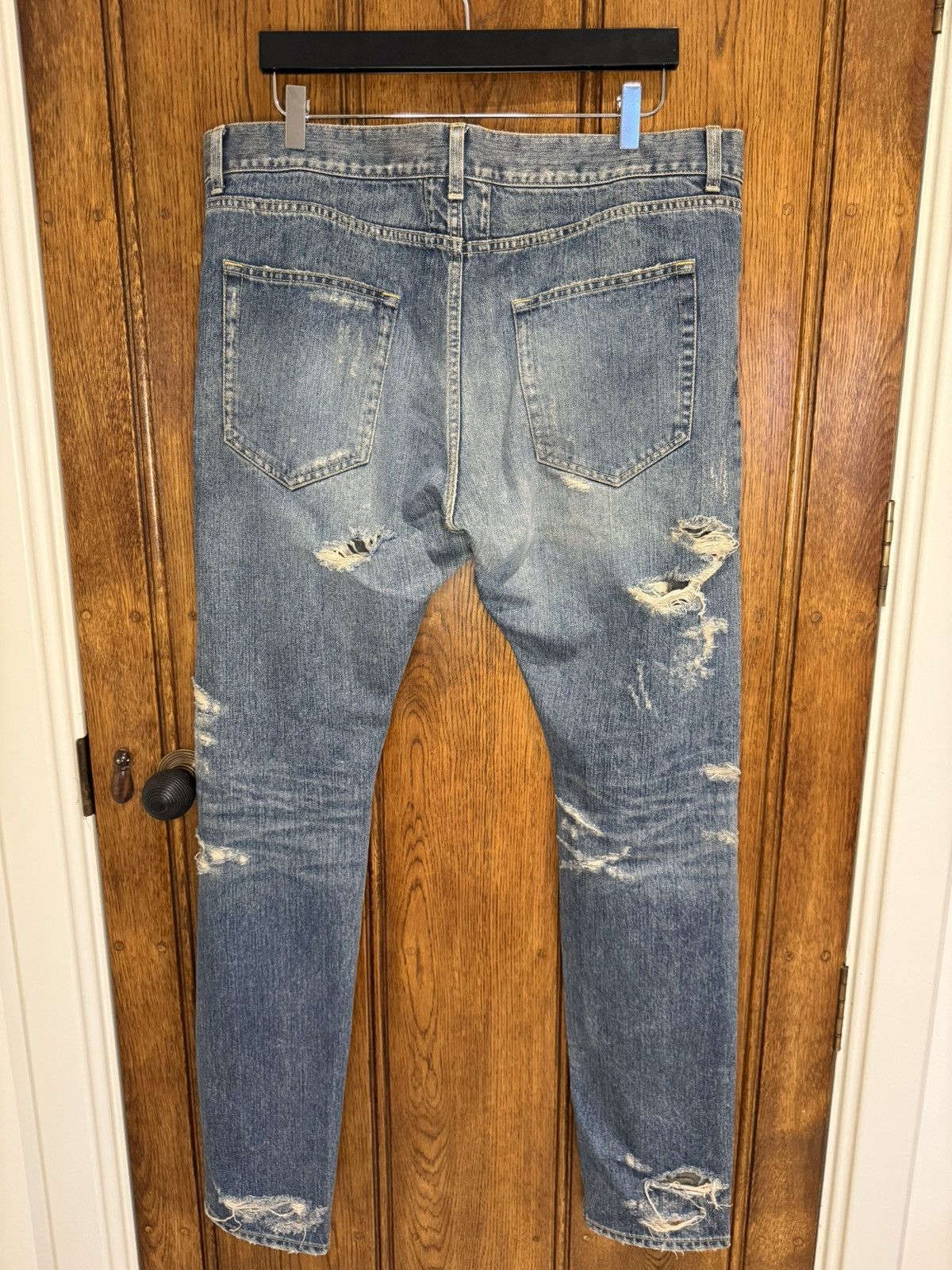 Saint Laurent Paris FW13 Holy Grail Saint Laurent crash Hedi jeans 36 skinny d02 Size US 36 / EU 52 - 19 Thumbnail