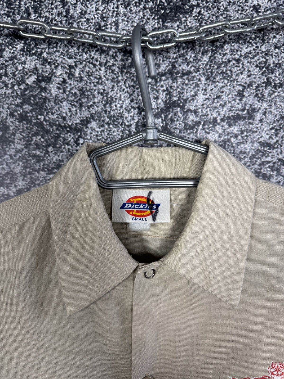 Dickies Dickies Short Sleeve Work Shirt Junkyard Garage Vintage Sz S Size US S / EU 44-46 / 1 - 8 Thumbnail