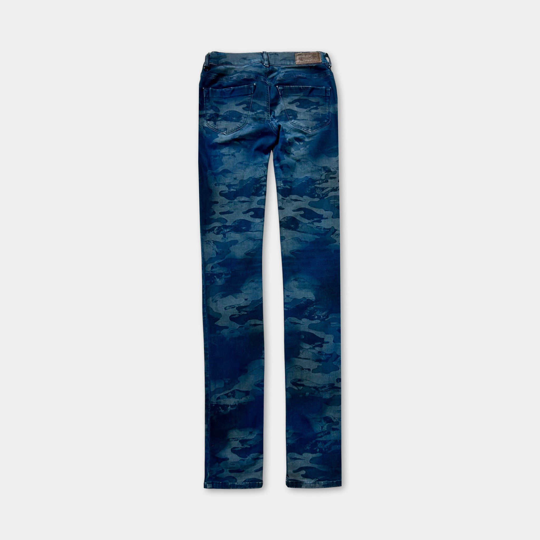 Diesel Diesel Skinny Blue Camouflage Jeans Size 28" / US 6 / IT 42 - 4 Thumbnail