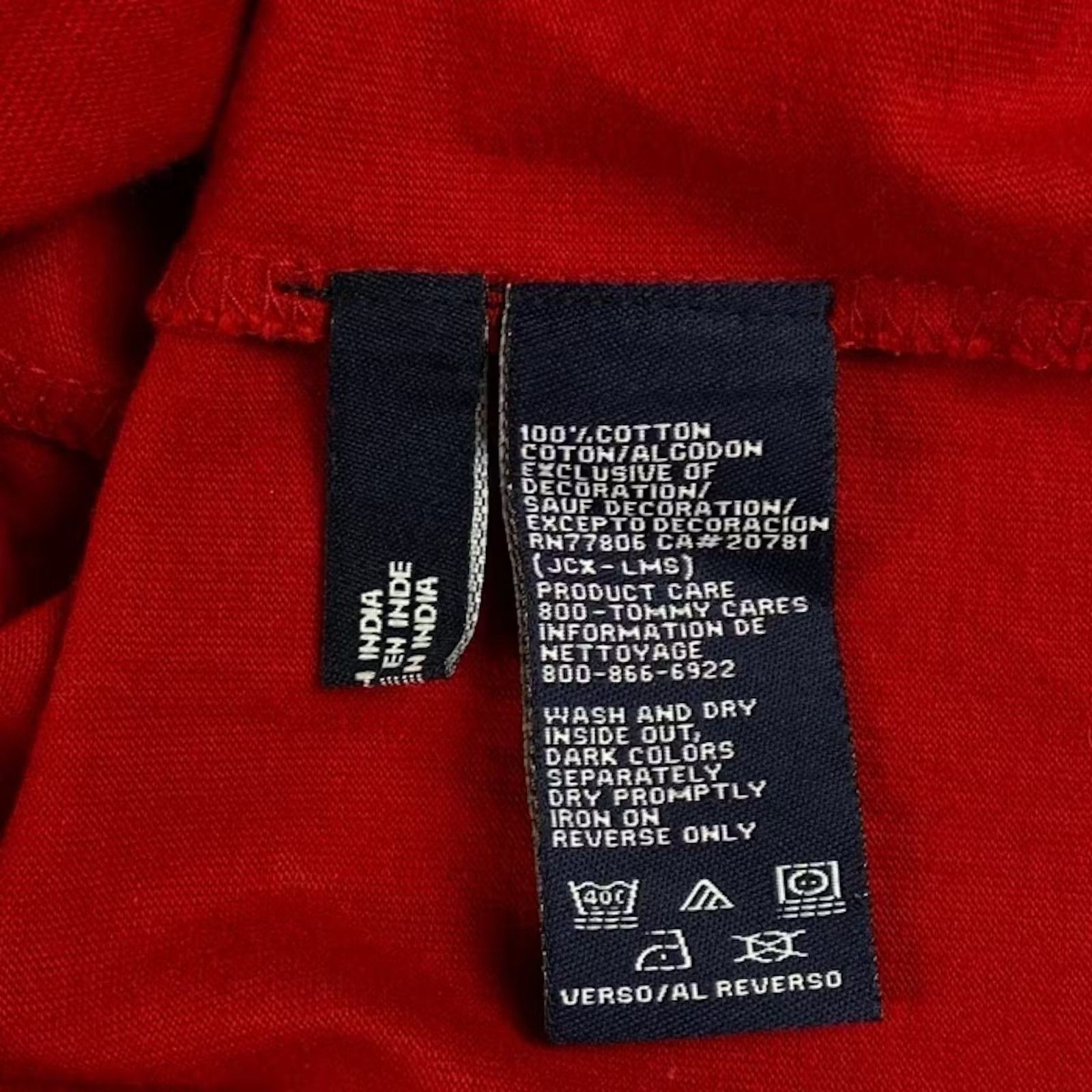 Tommy Hilfiger × Vintage Mens Vintage T Shirt Tommy Hilfiger Sport Big Logo Size S Size US S / EU 44-46 / 1 - 5 Thumbnail