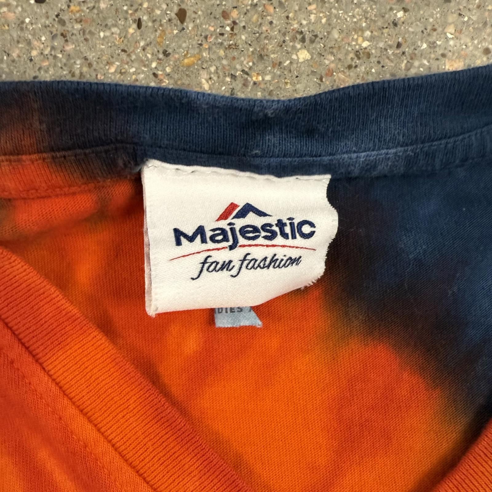 Majestic Majestic Broncos Super Bowl 50 Champs Tie-Dye Shirt XL Size XL / US 12-14 / IT 48-50 - 3 Thumbnail
