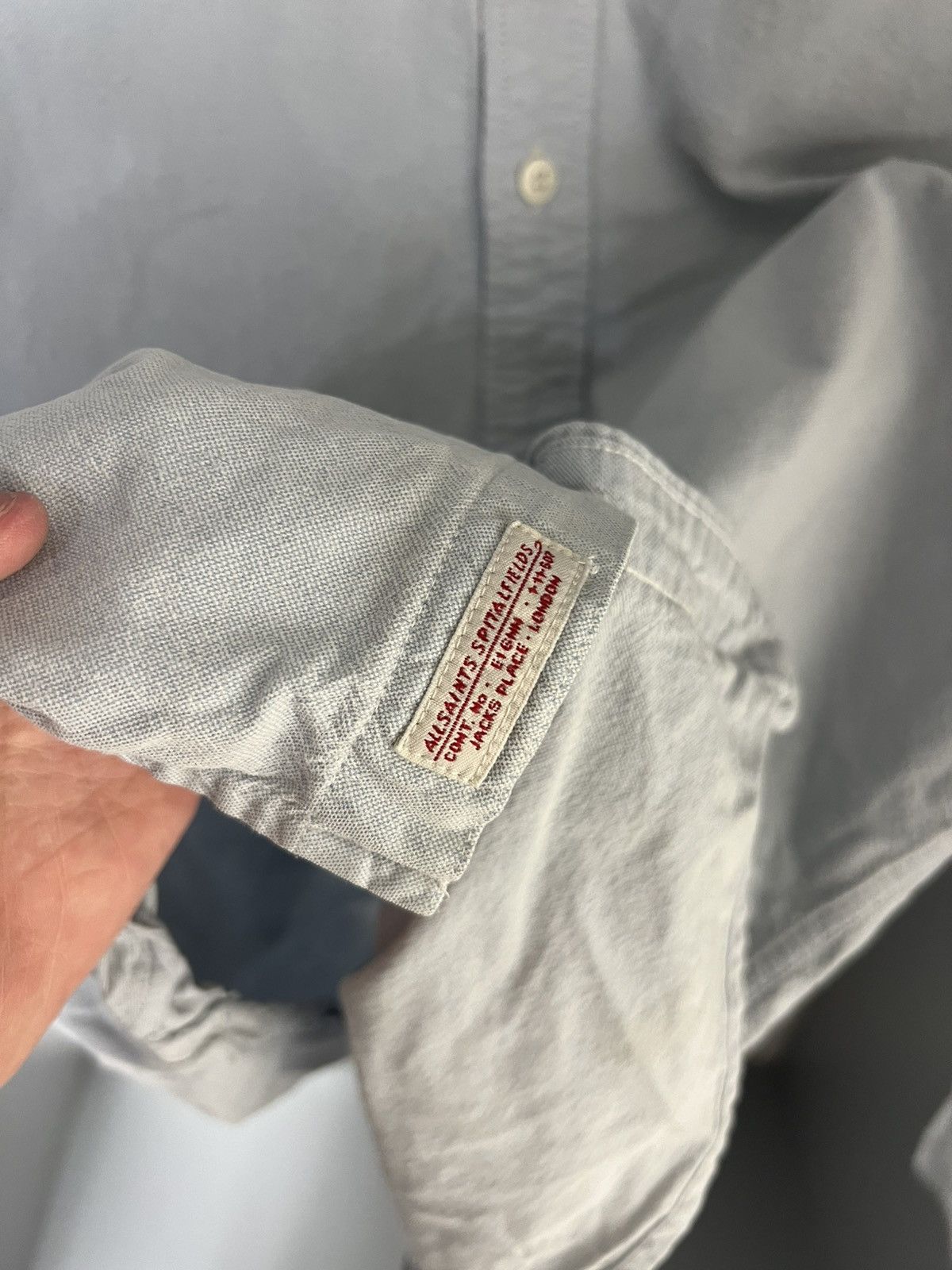Allsaints × Vintage VERY RARE ALLSAINTS SPITALFIELDS LONG SLEEVE SHIRT DESIGNER Size US XL / EU 56 / 4 - 6 Thumbnail