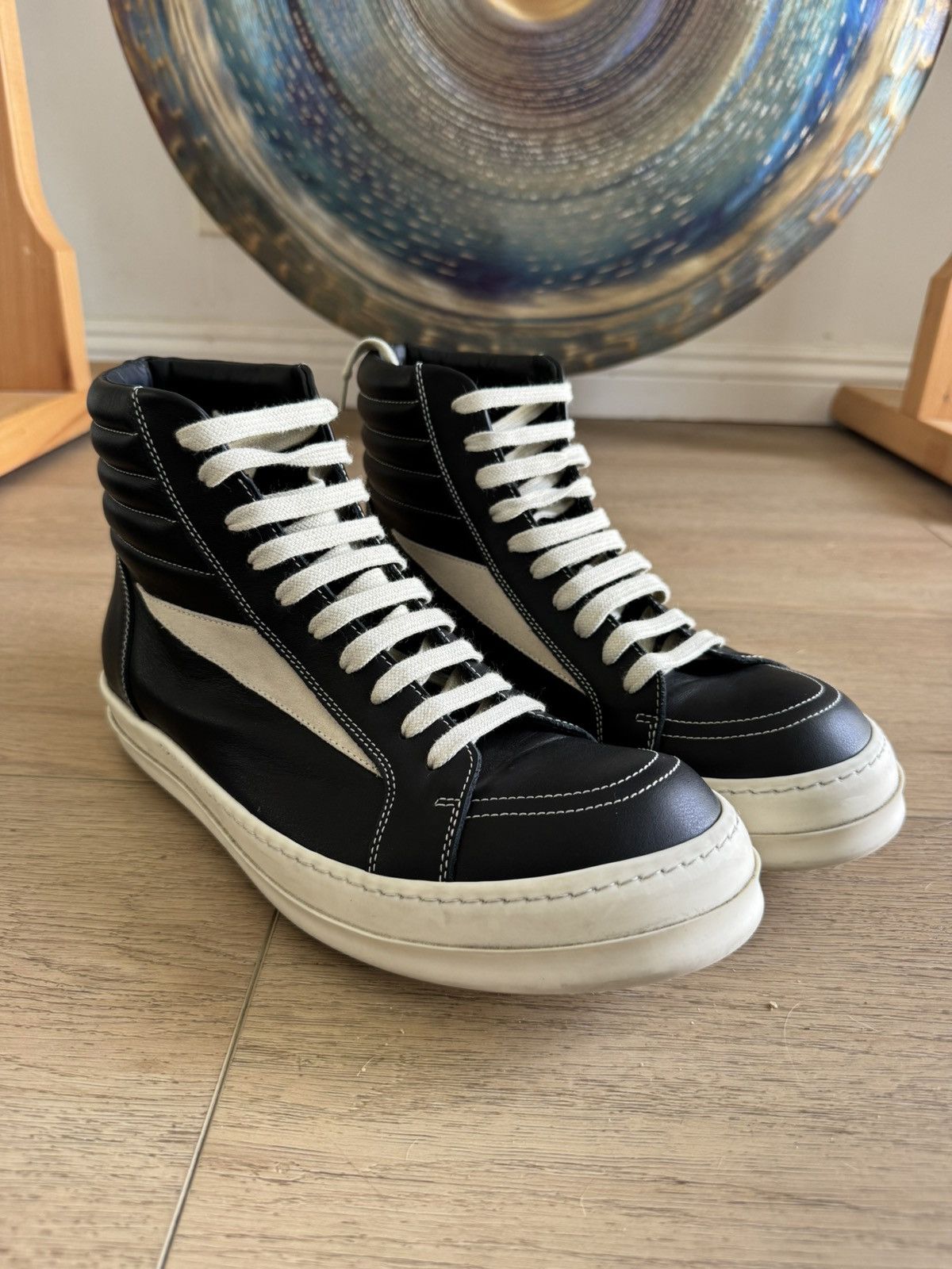 Rick Owens Leather Vans Vintage Size US 11 / EU 44 - 1 Thumbnail