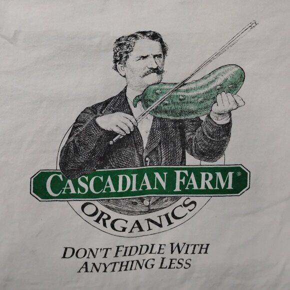Other Vintage 90s Quantum Loop Cascadian Farm Organics T-Shirt Size US XL / EU 56 / 4 - 1 Thumbnail