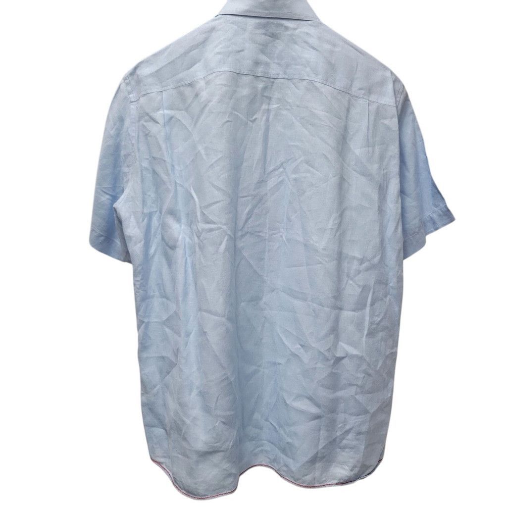 Marc O'Polo Marc O'Polo Short Sleeves Linen Shirt Men's Size Medium Size US L / EU 52-54 / 3 - 3 Thumbnail