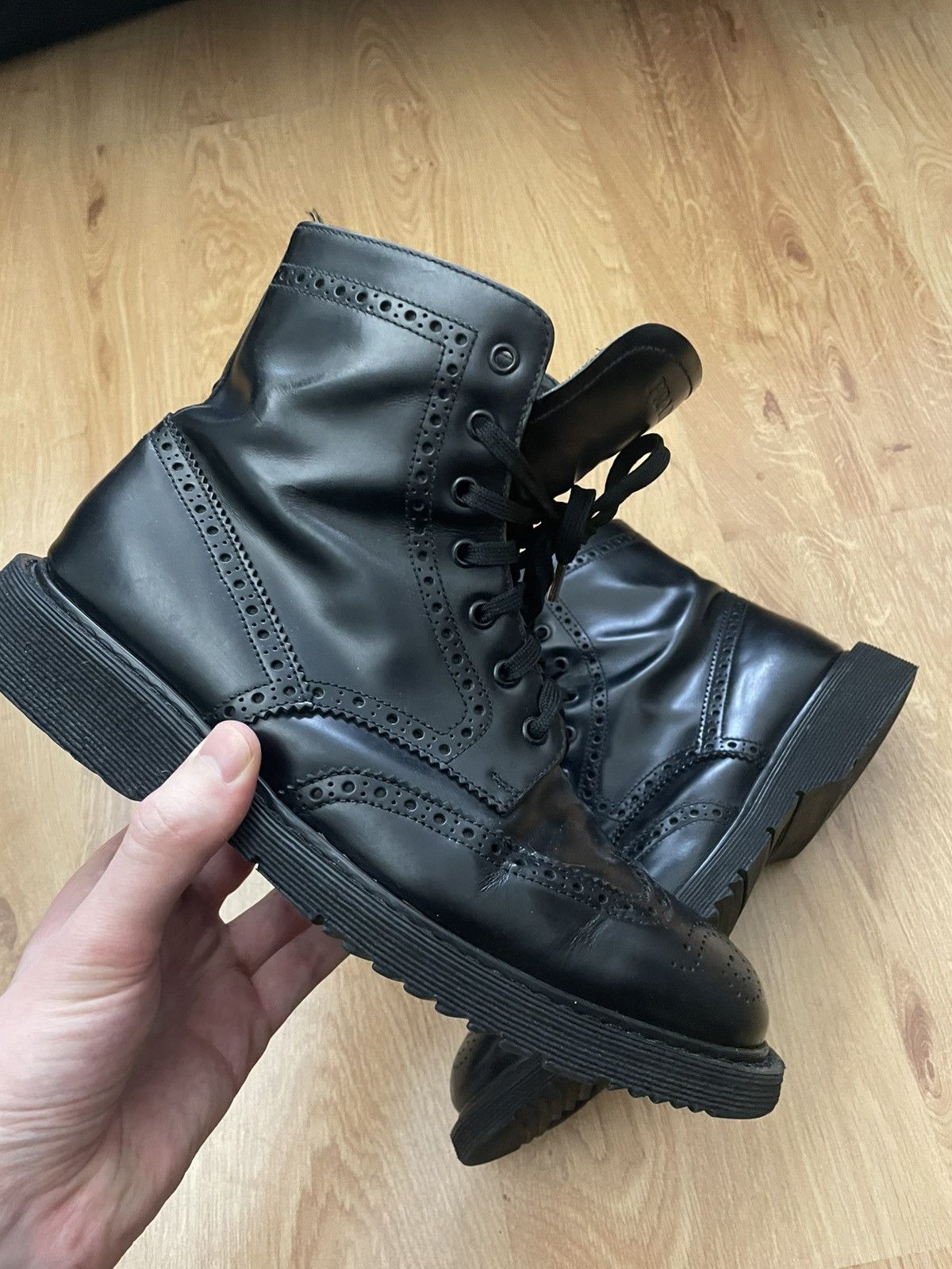 Prada Prada FW09 combat business boots Size US 11 / EU 44 - 4 Thumbnail