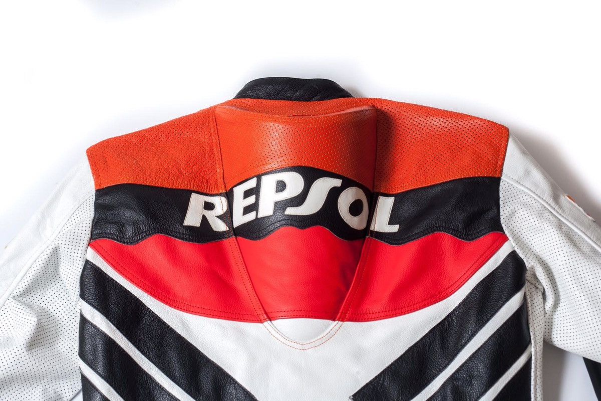 Honda Honda Repsol Vintage Leather Biker Jacket Size L Size US L / EU 52-54 / 3 - 15 Thumbnail