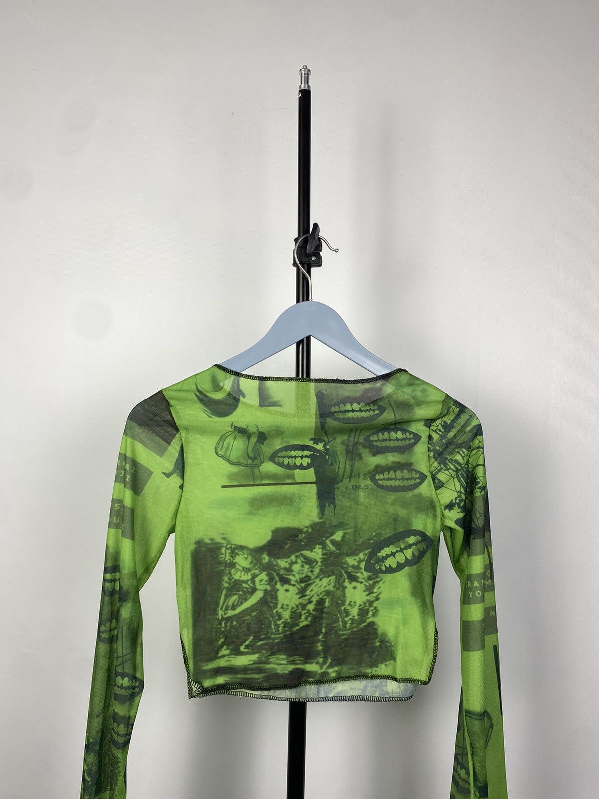 Designer × Japanese Brand Save The Queen Jean Paul Gaultier Style Mesh Top Blouses Size M / US 6-8 / IT 42-44 - 6 Thumbnail